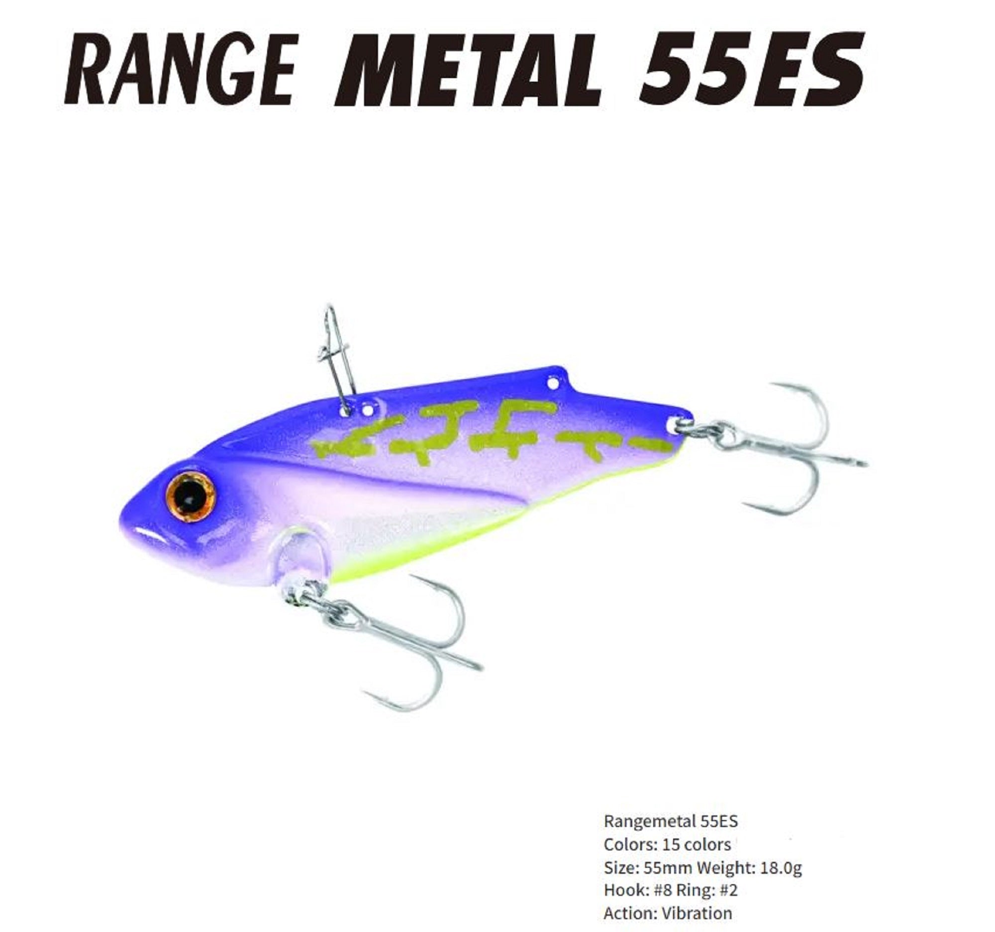 Bassday Range Metal 55 ES Extra Sinking Vibration Lure FL-245 (1212)