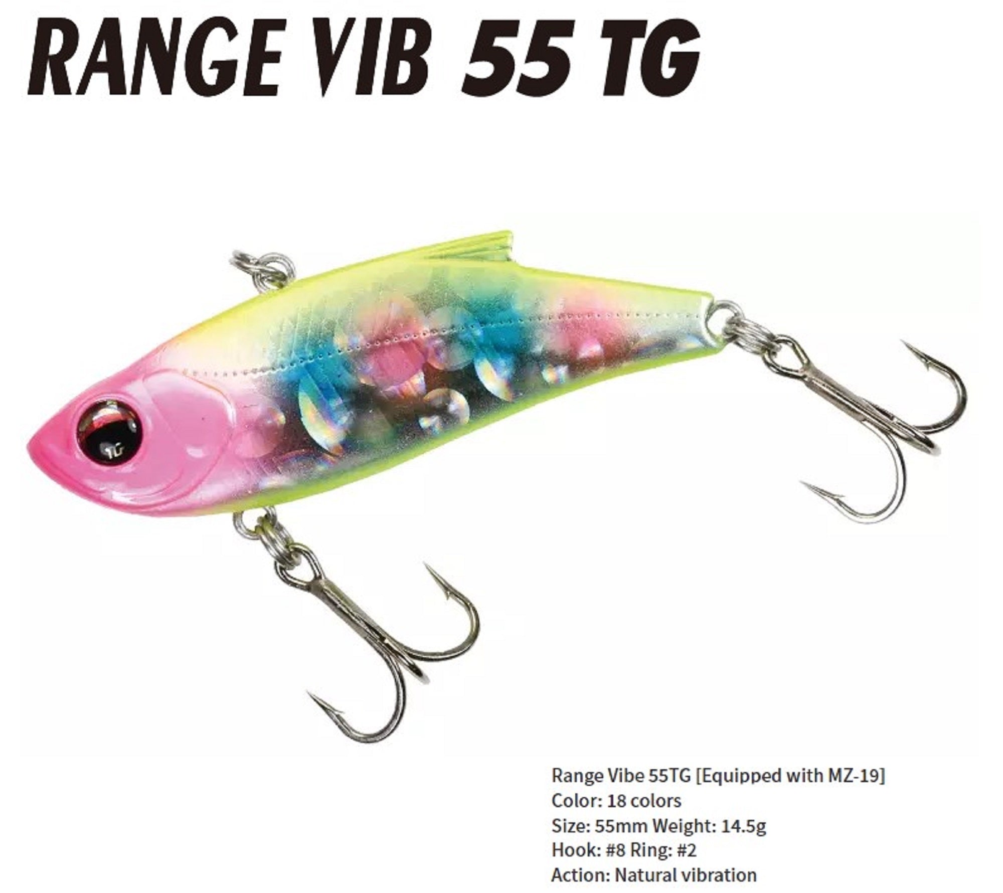 Bassday Range Vibe 55 TG Extra Sinking Vibration Lure HH-154 (2196)