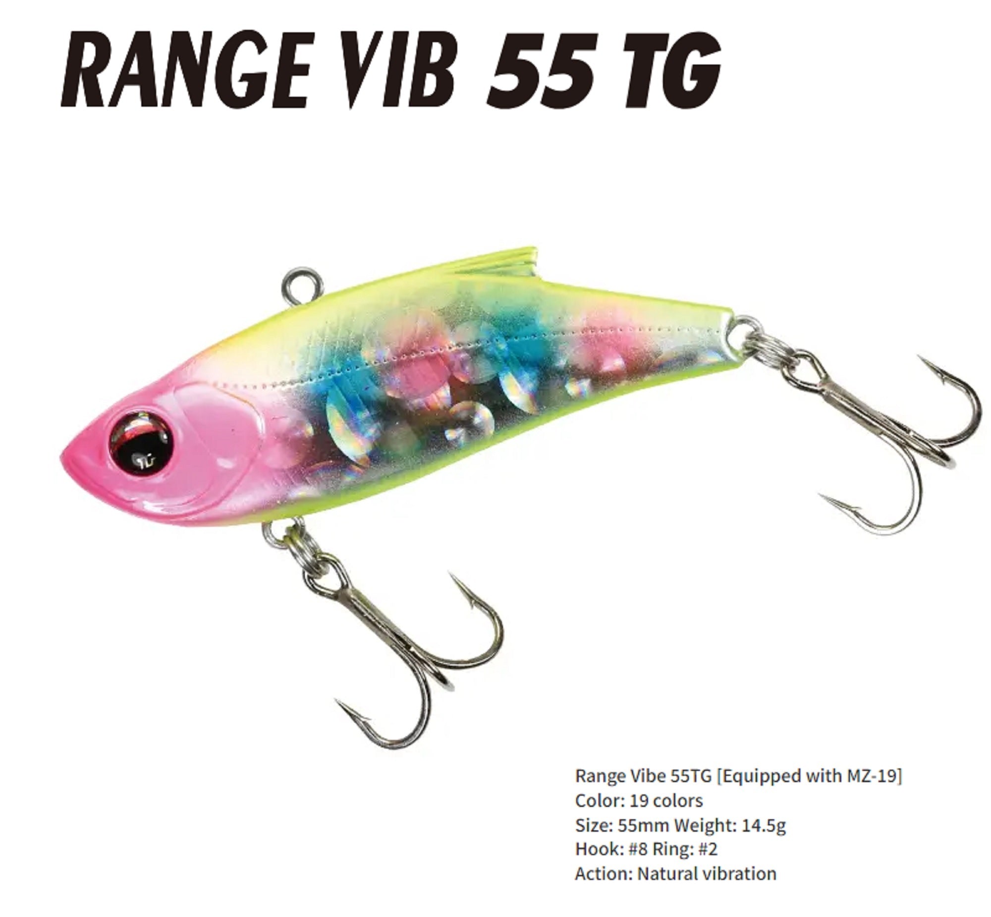Bassday Range Vibe 55 TG Extra Sinking Vibration Lure MH-520 (2219)