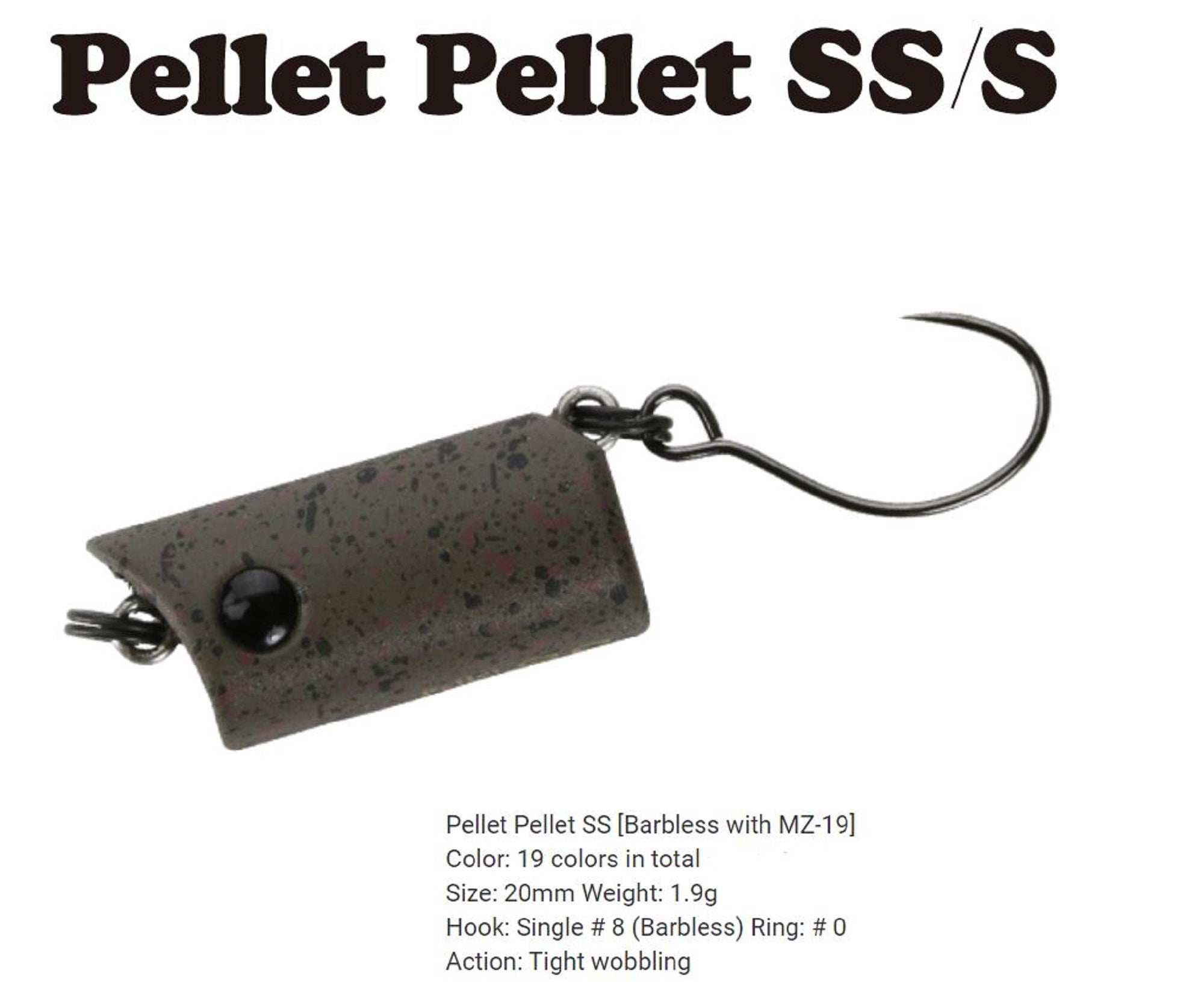 Bassday Pellet Pellet SS 20 mm 1.9 grams Slow Sinking Lure 221 (6354)