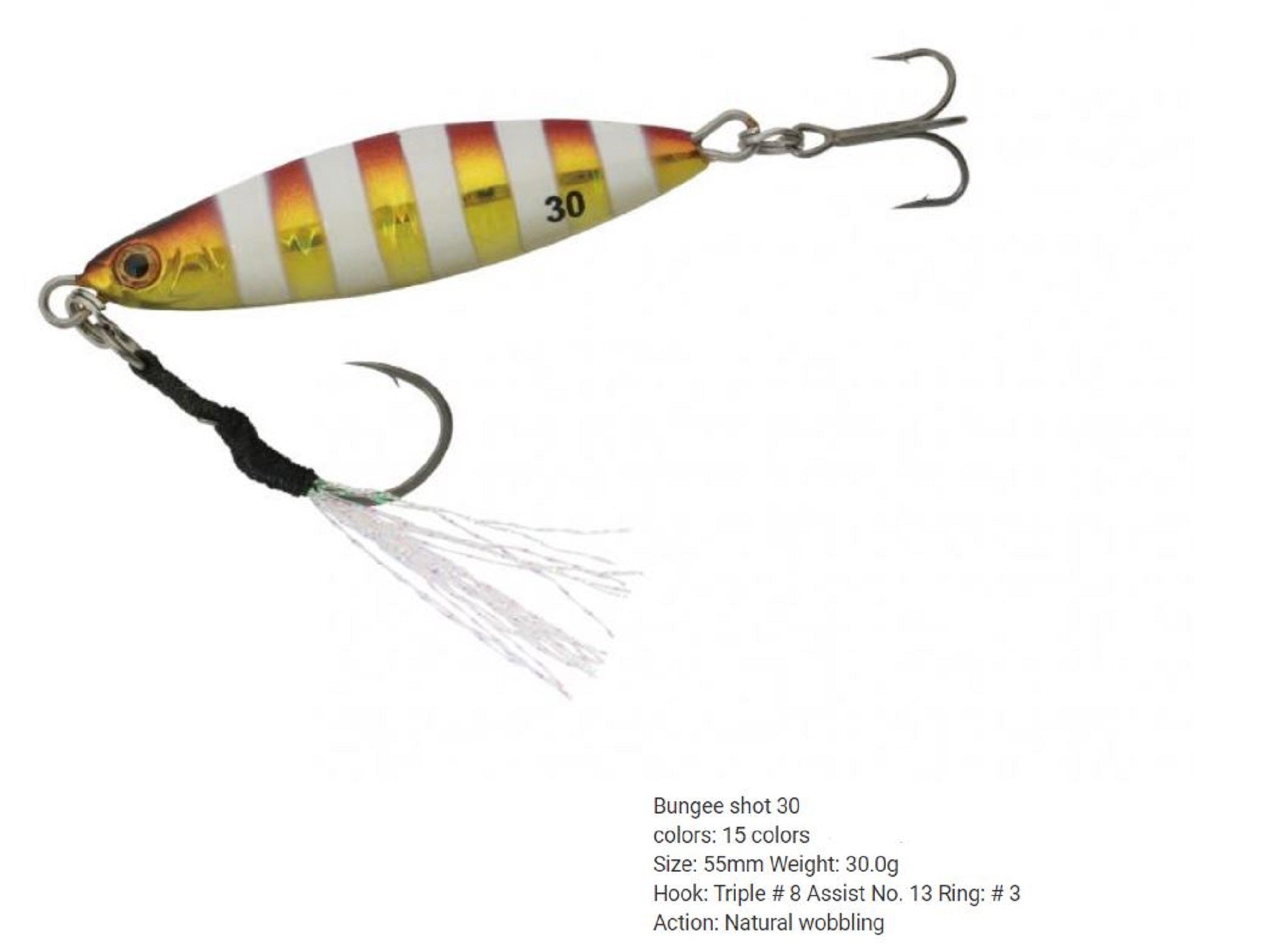Bassday Metal Jig Bungy Shot 30 grams FL-132 (5110)