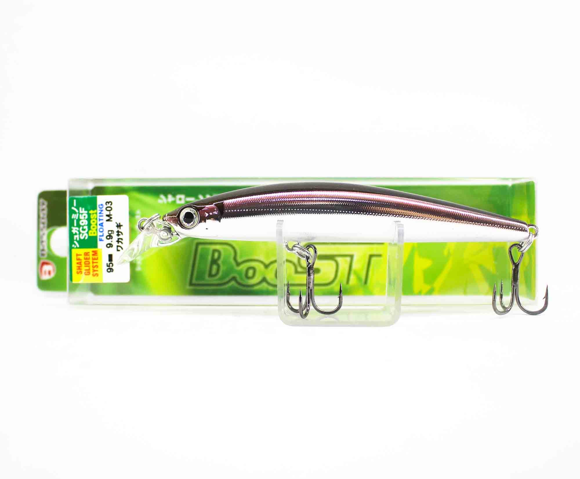 Bassday Sugar Minnow SG 95F Boost Floating Lure 9.9 grams M-03 (1173)