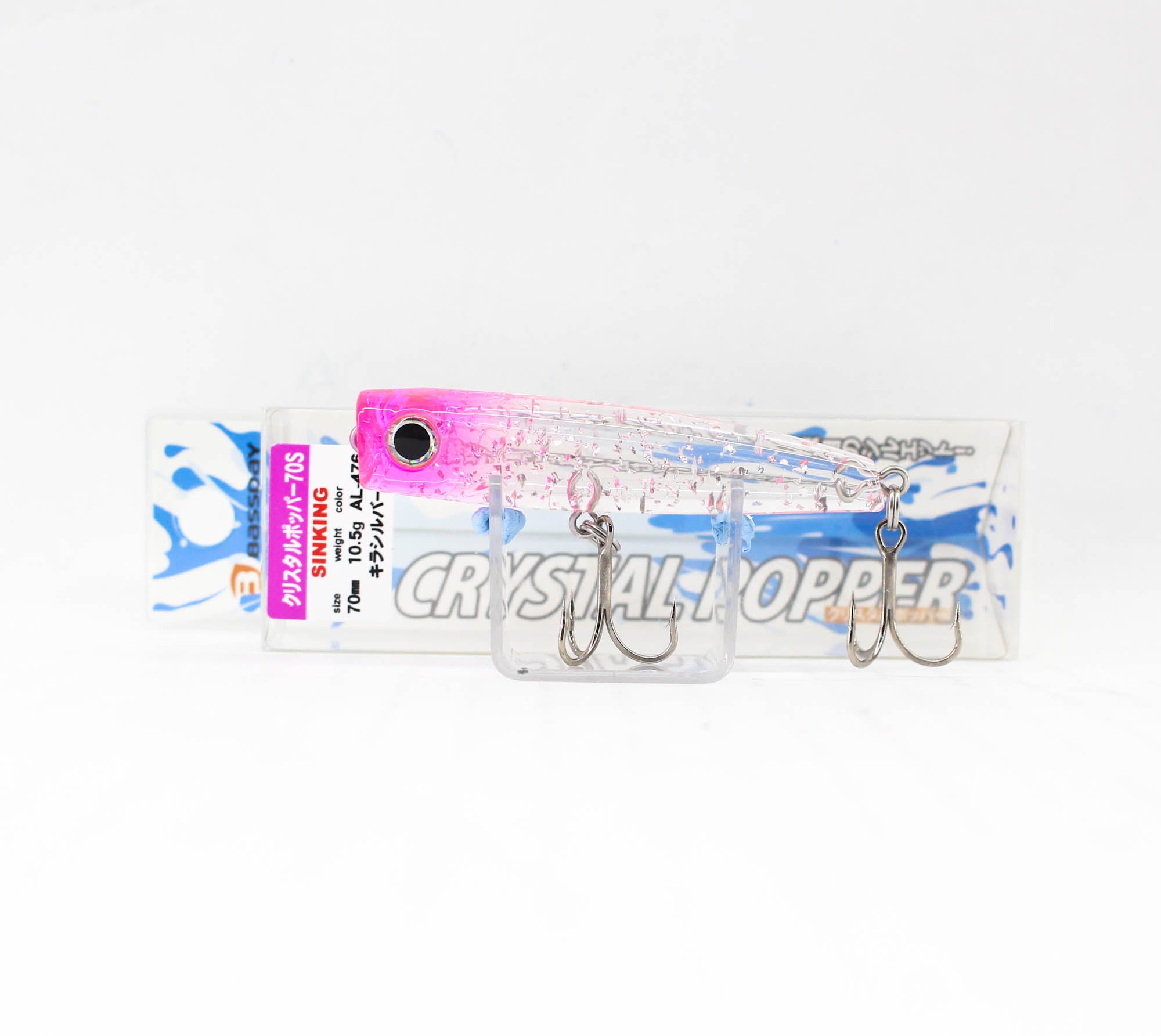Bassday Crystal Popper 70S Sinking Lure 10.5 grams AL-479 (1134)