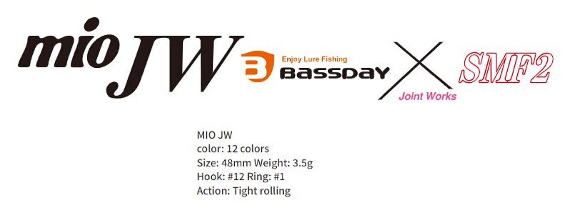 Bassday Mio JW 48 mm 3.5 grams Sinking Lure C-530 (9085)