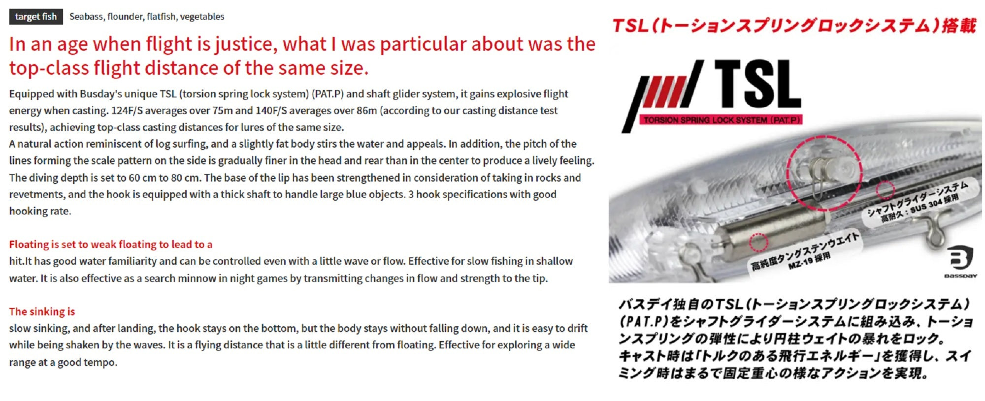 Bassday LOGS 124S Sinking Lure SE-488 (3099)
