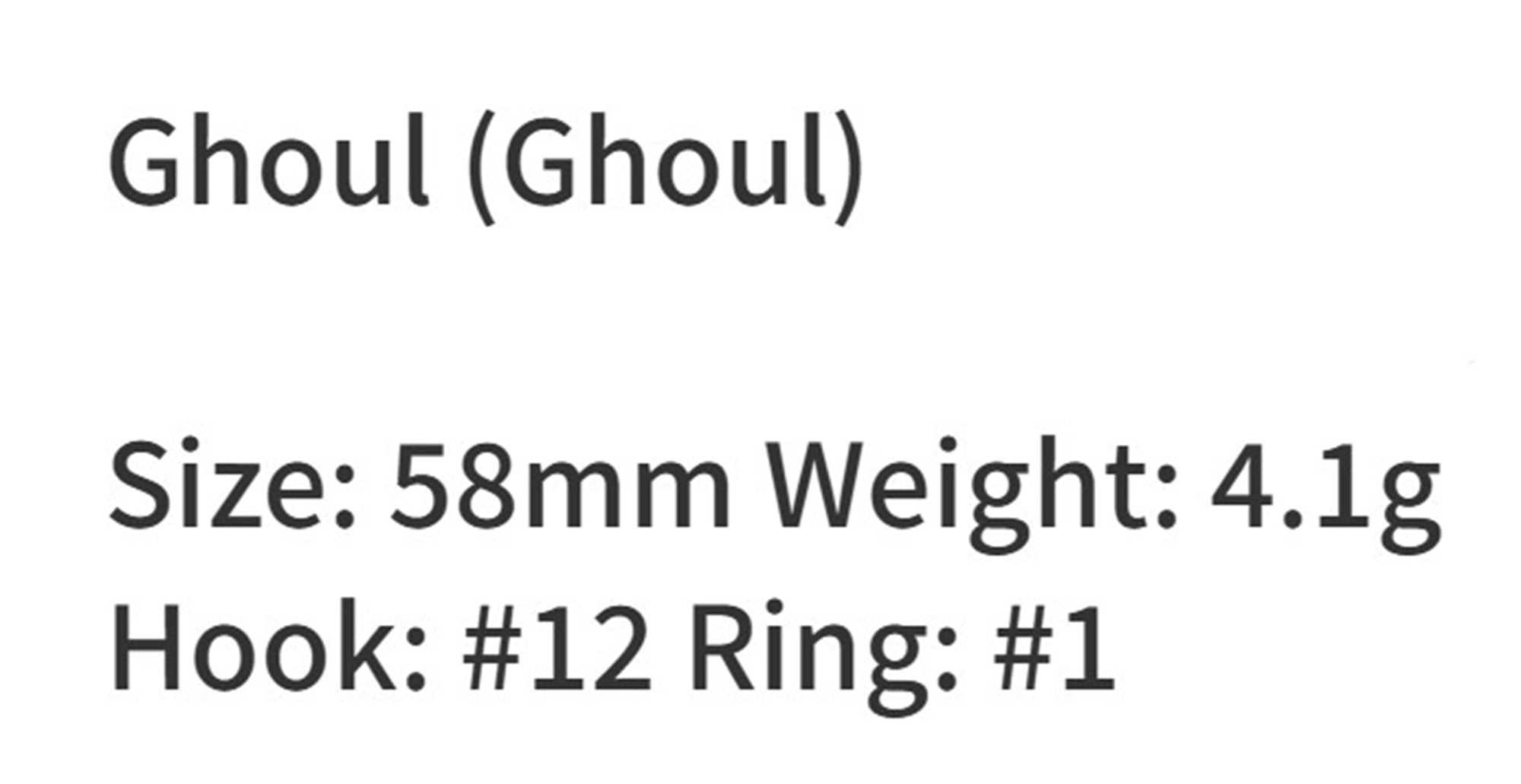 Bassday Ghoul 58mm Floating Lure 4.1 grams C-352 (1079)