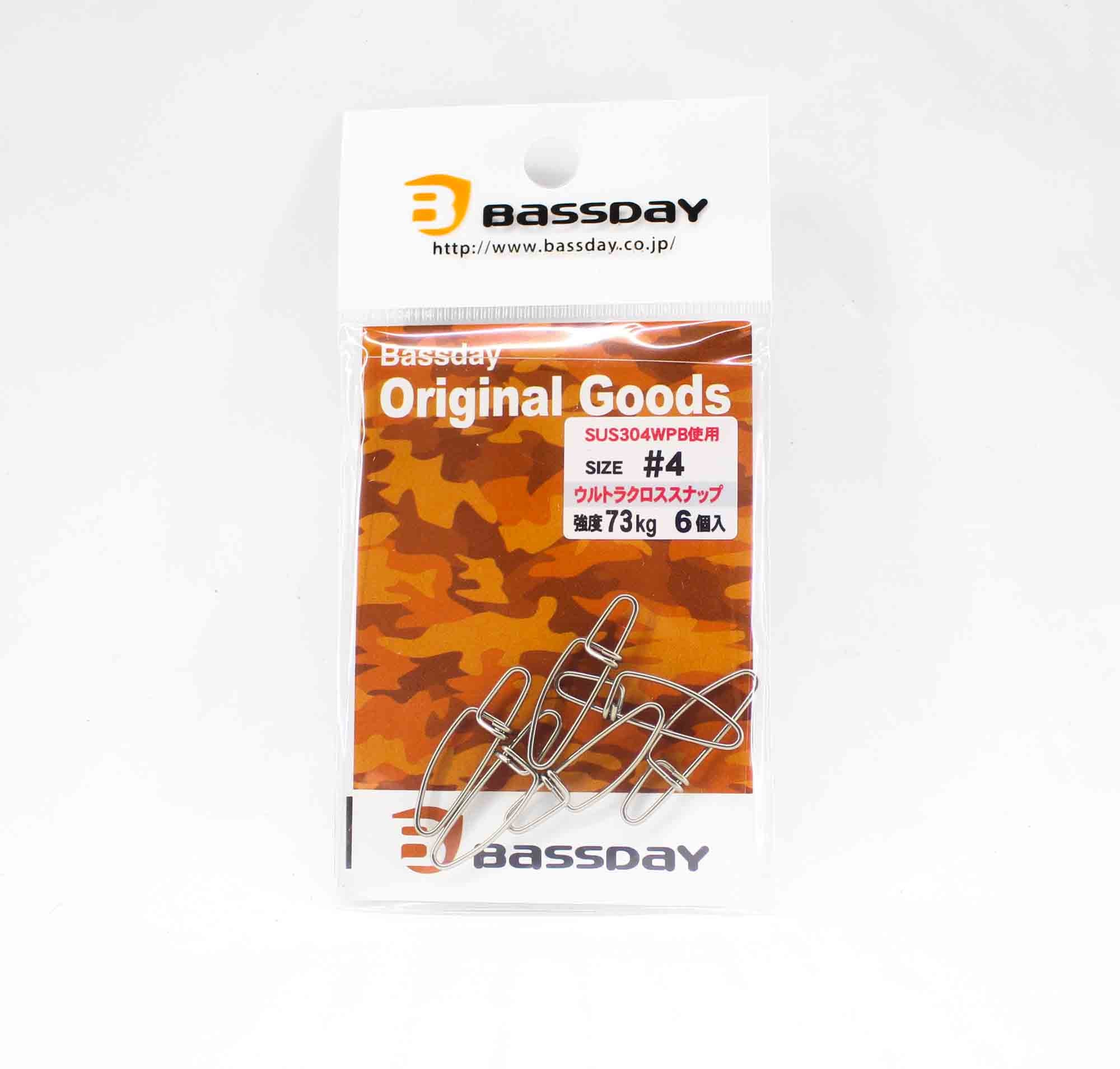 Bassday Ultra Cross Snap Strong Stainless Steel #4 (5847)