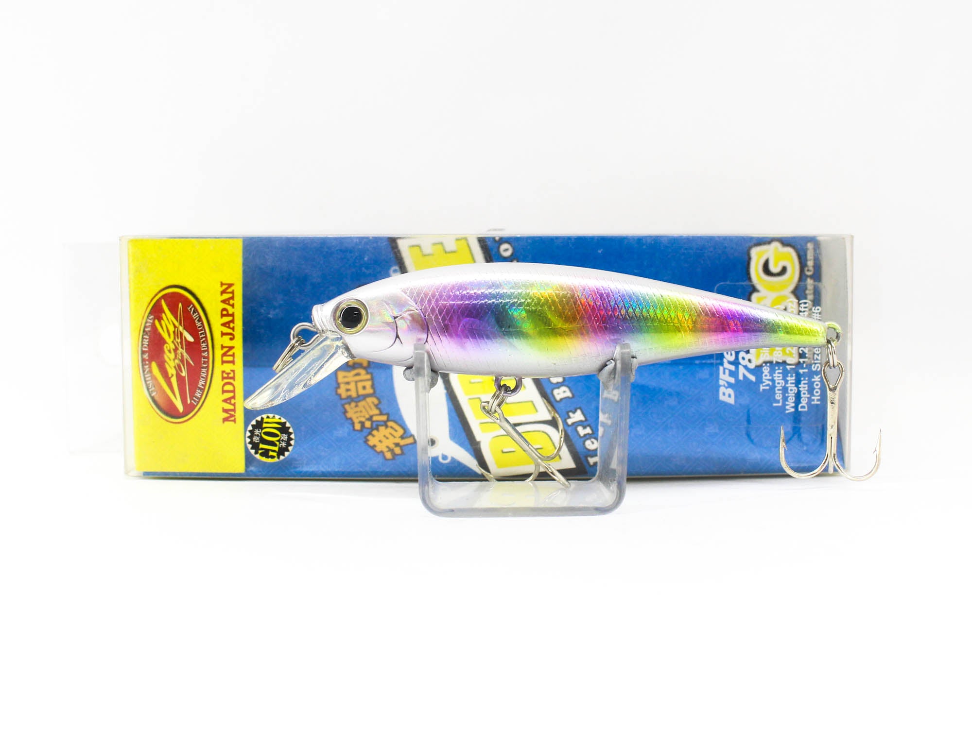 Sale Lucky Craft B'Freeze 78S Sinking Lure Candy Glow Peach (0277)
