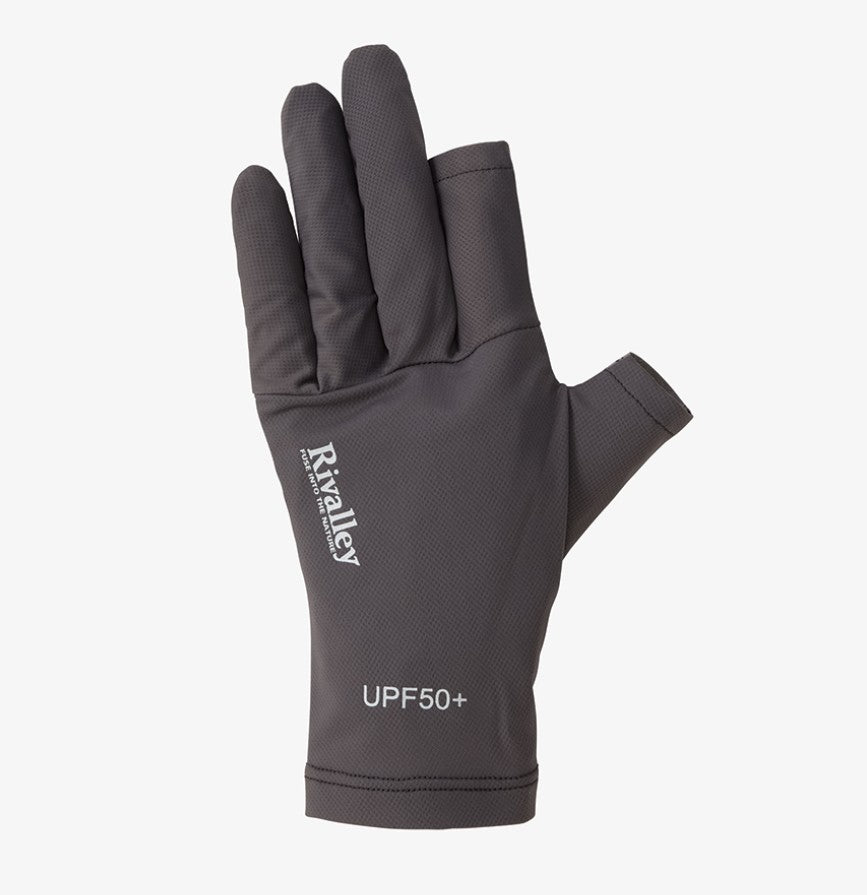 RBB Rivally 5458 Gloves UV Protection Fishing 2C Size XL Gray (1337)
