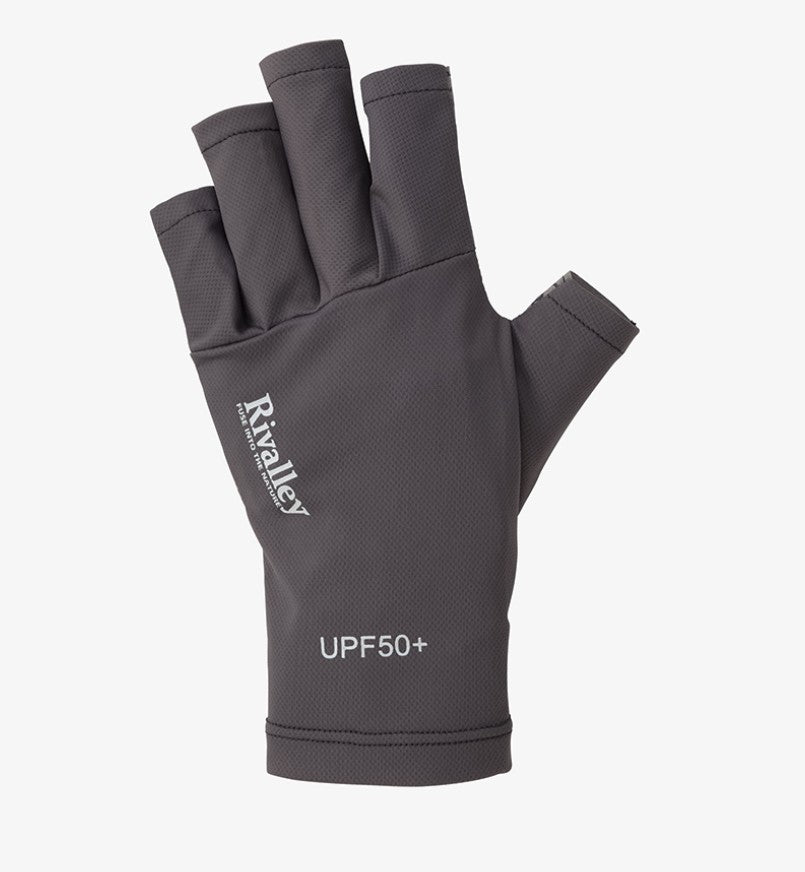 RBB Rivally 5459 Gloves UV Protection Fishing 5C Size L Gray (1351)