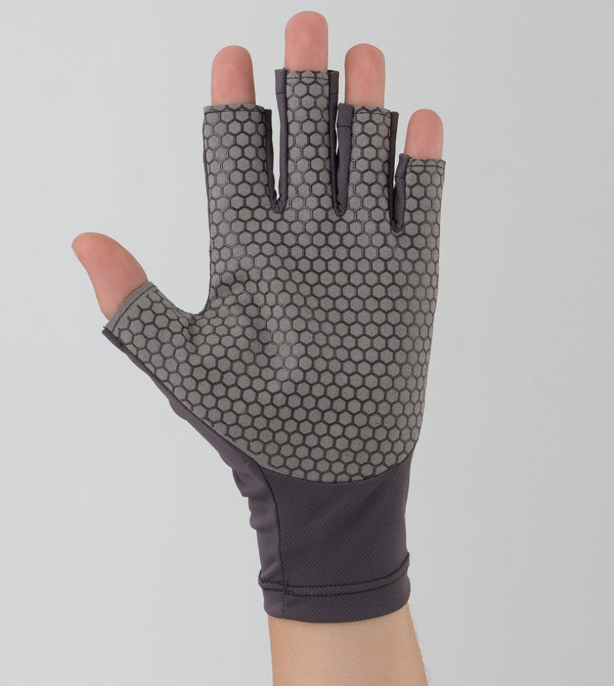 RBB Rivally 5459 Gloves UV Protection Fishing 5C Size XL Gray (1368)