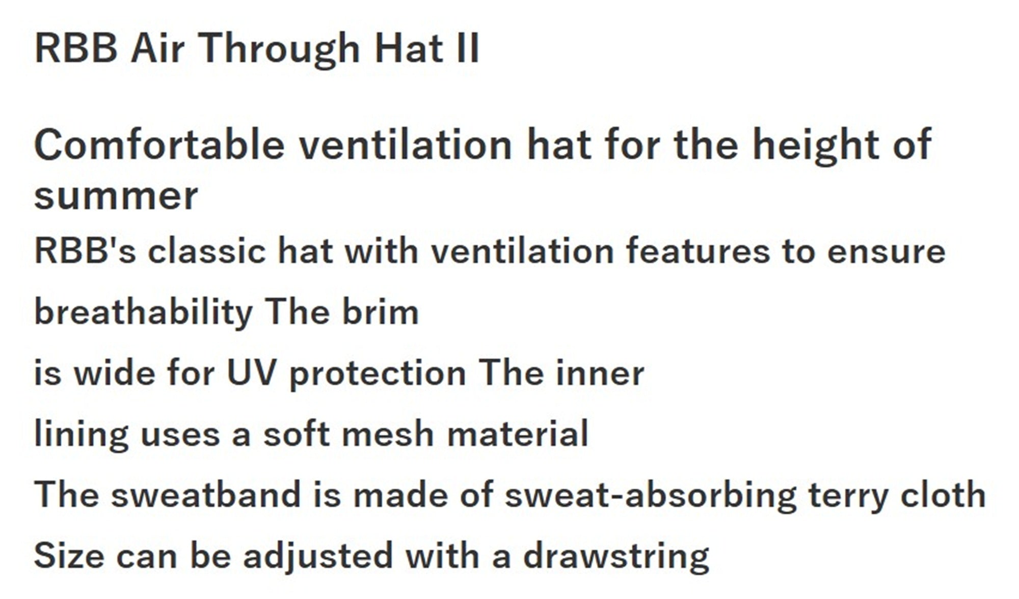 RBB Rivally 7678 Hat Air Through Hat II Red (8243)