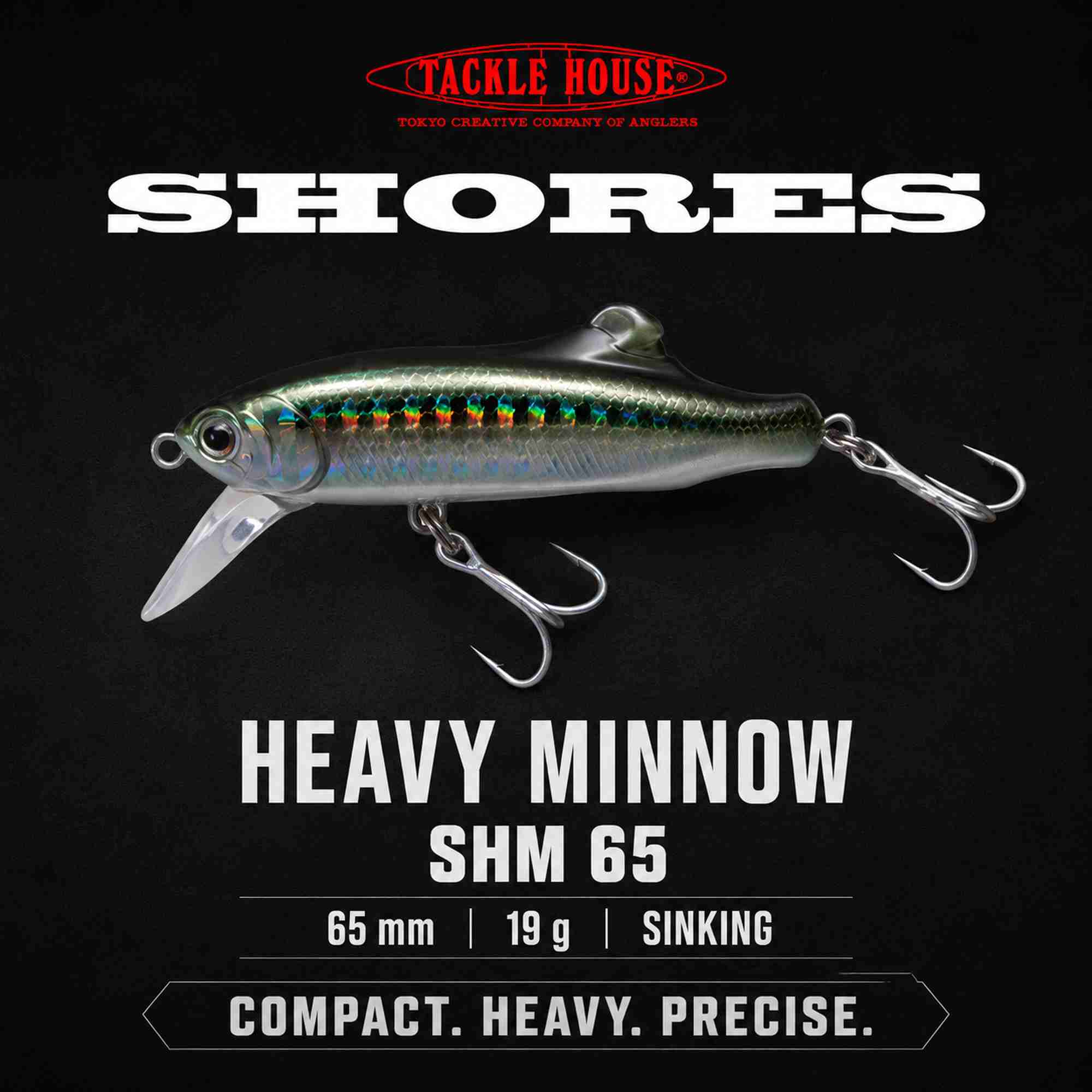 Sale Tackle House Shores Heavy Minnow SHM65Plus 19g Sinking Lure P29 (2312)