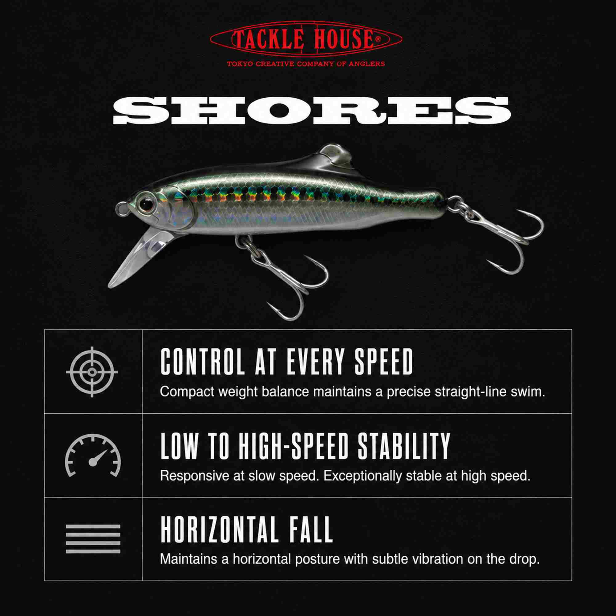 Sale Tackle House Shores Heavy Minnow SHM65Plus 19g Sinking Lure P30 (2329)