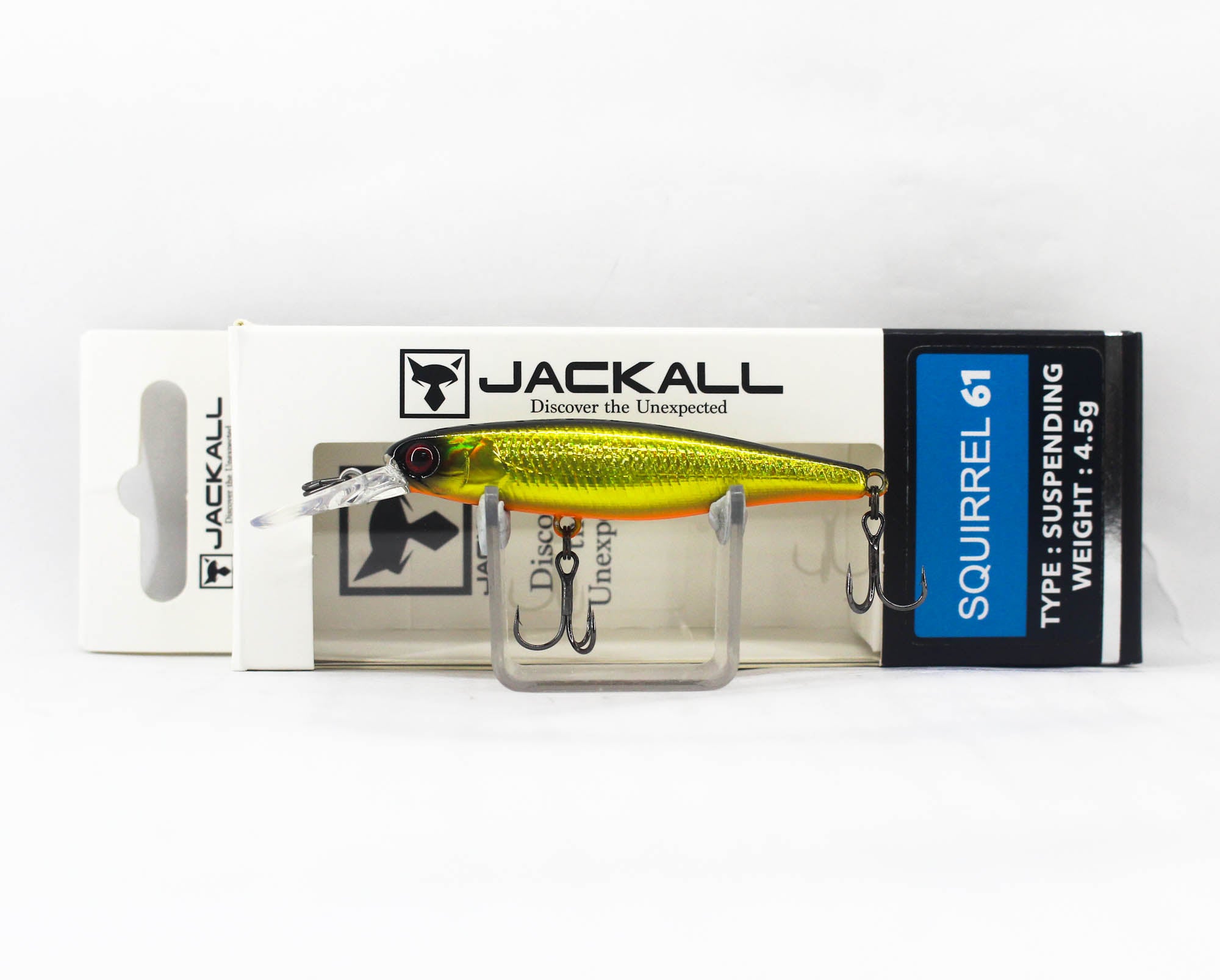 Jackall Squirrel 61SP Suspend Lure HL Gold Black (6681)