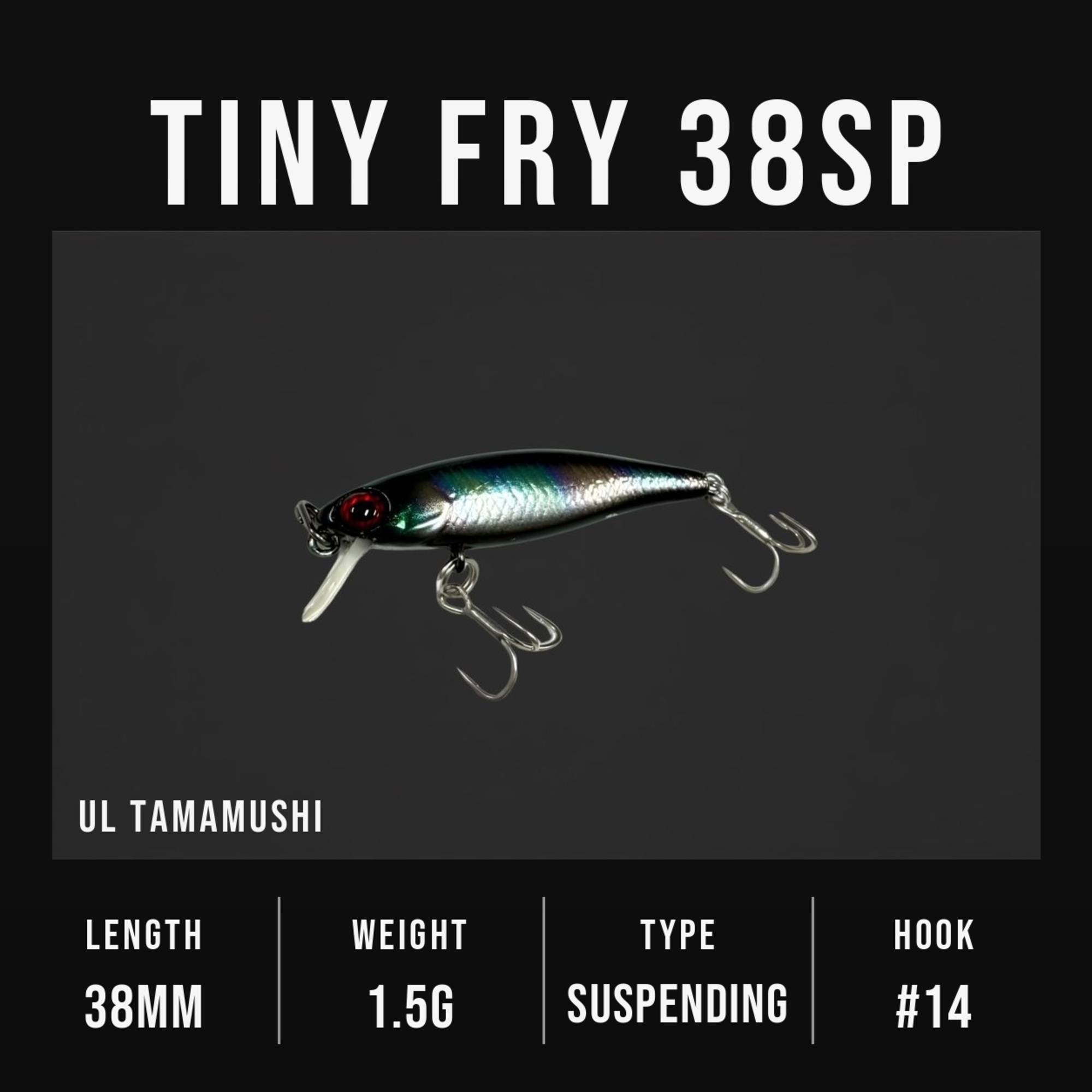 Jackall Tiny Fry 38SP Suspend Lure UL Tamamushi (7762)