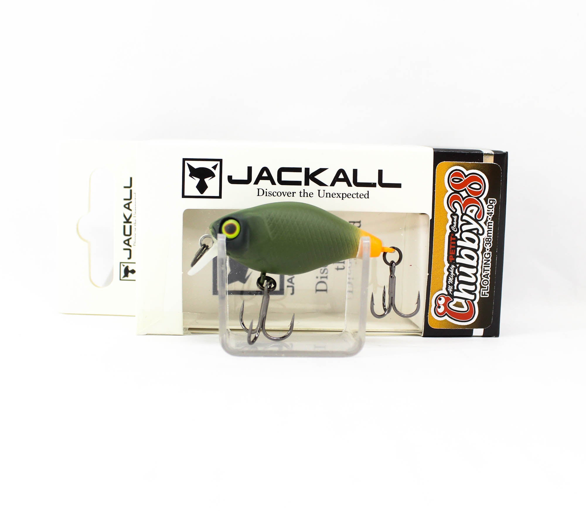 Jackall Chubby 38F Floating Lure Green Pellet Orange (0839)