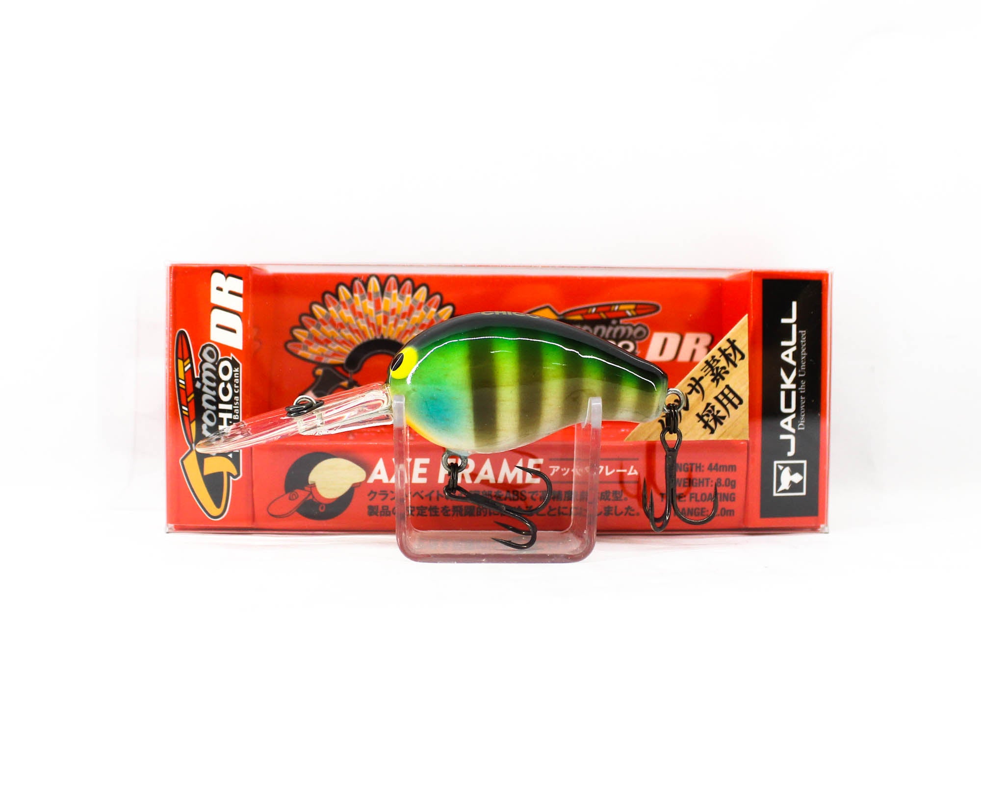 Jackall Geronimo Chico DR 44 Wood Floating Lure Wood Blue Gill (4950)