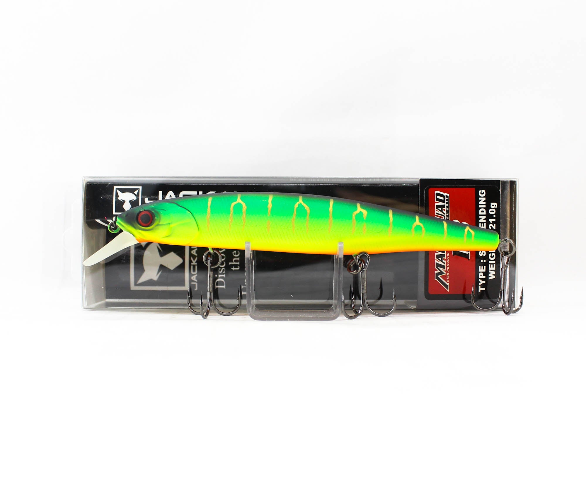 Jackall Magsquad 128SP Jerkbait Suspend Lure Mat Tiger (4140)