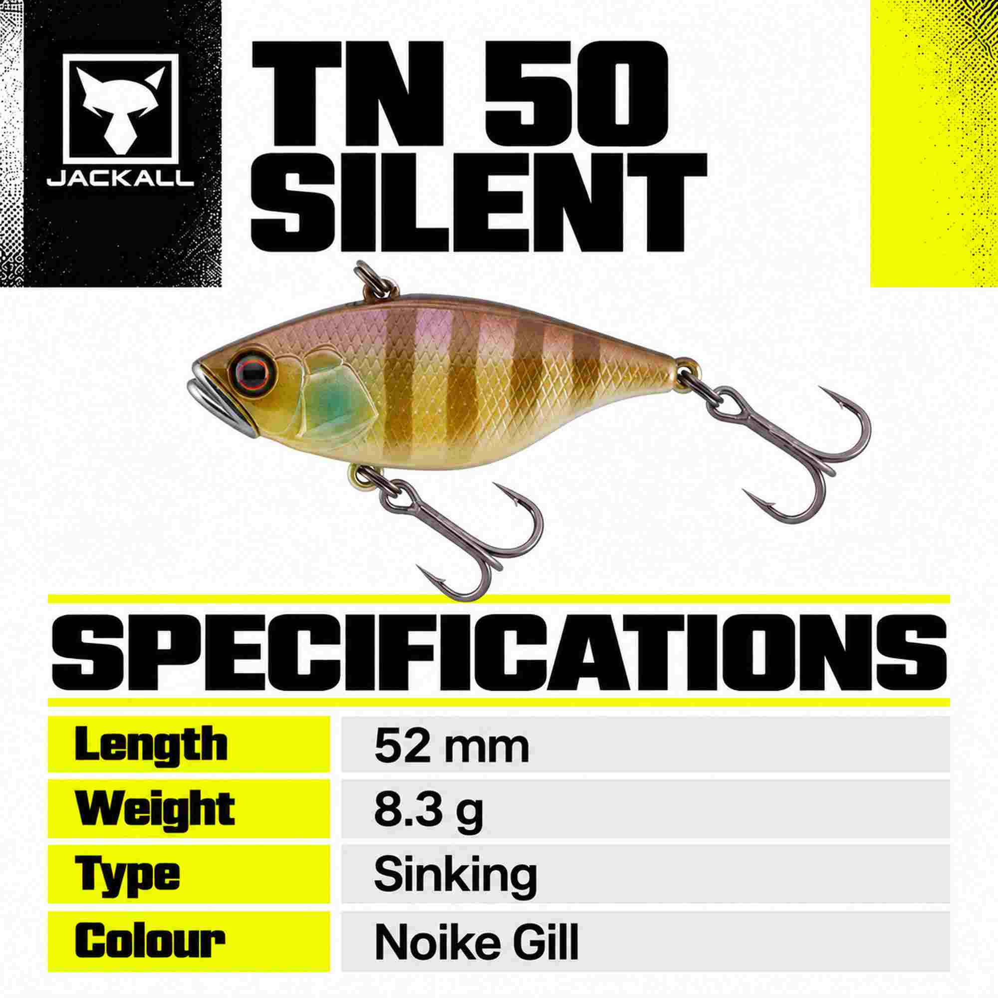 Jackall TN 50 Silent Vibration Lure Noike Gill (5598)