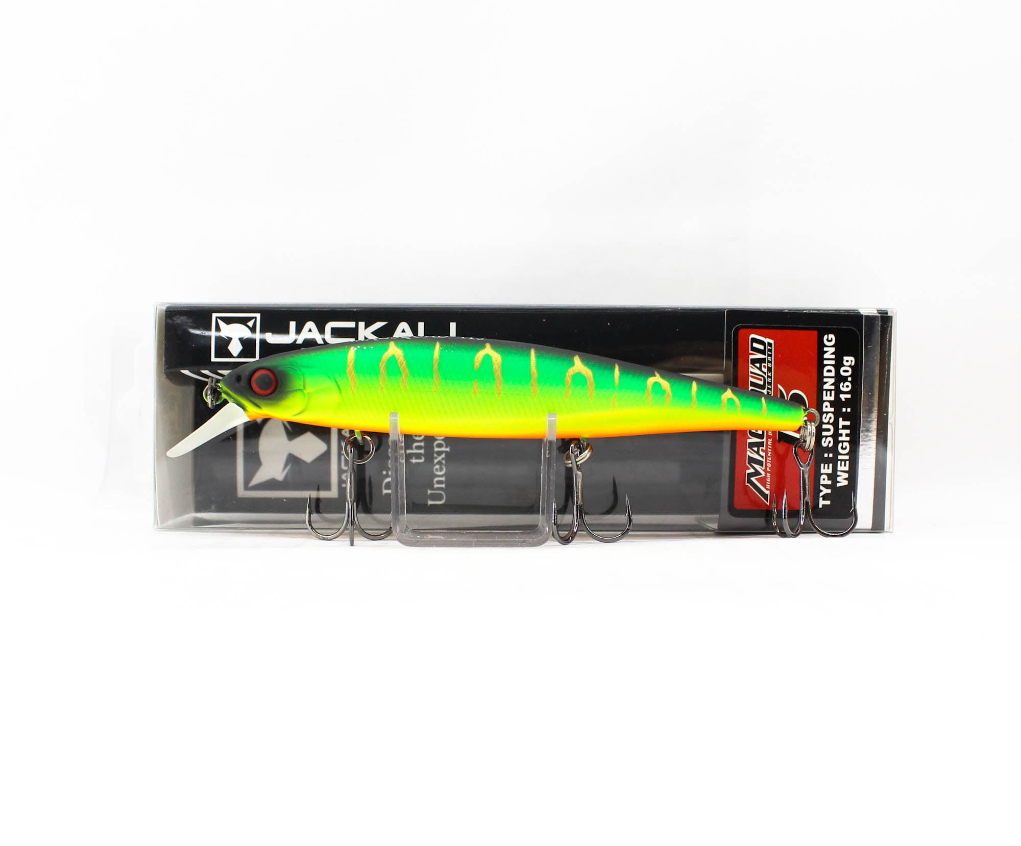 Jackall Magsquad 115SP Jerkbait Suspend Lure Mat Tiger (7523)