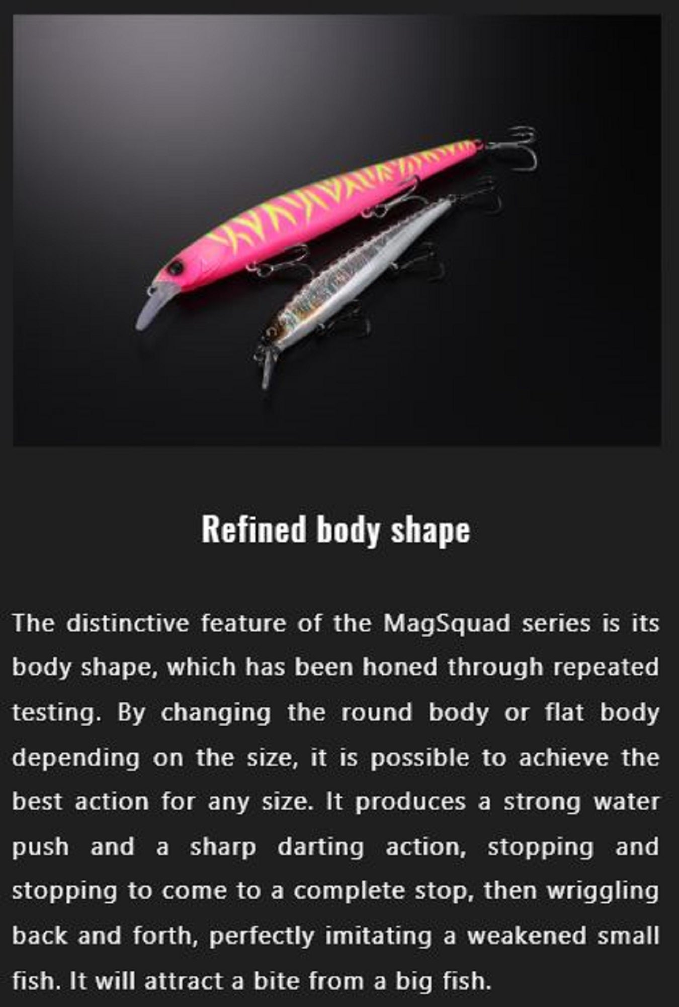 Jackall Magsquad 115SP Jerkbait Suspend Lure HL Gold & Black (7547)