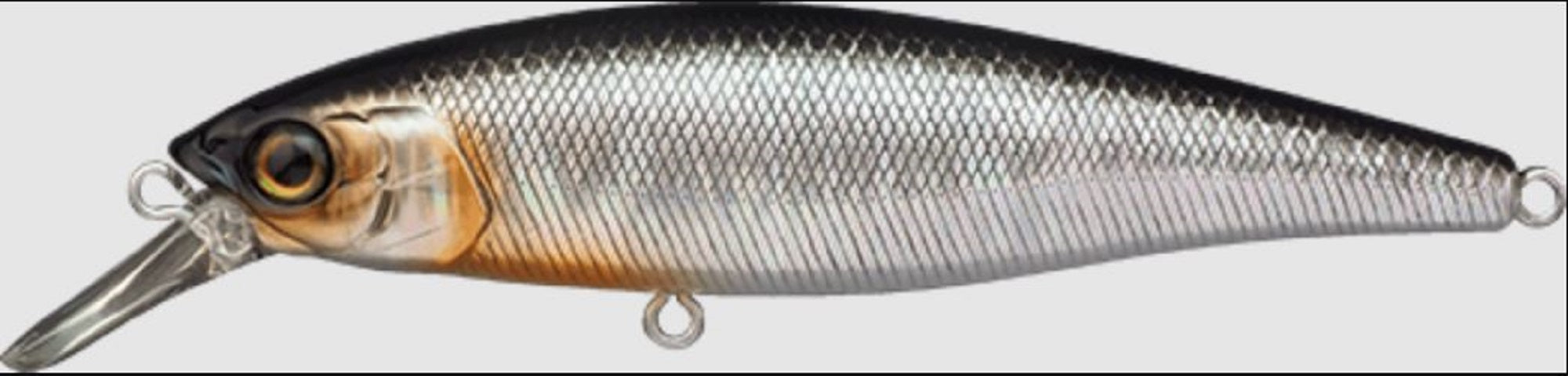 Jackall Squad Minnow 95SP Suspend Lure HL Silver & Black (9671)