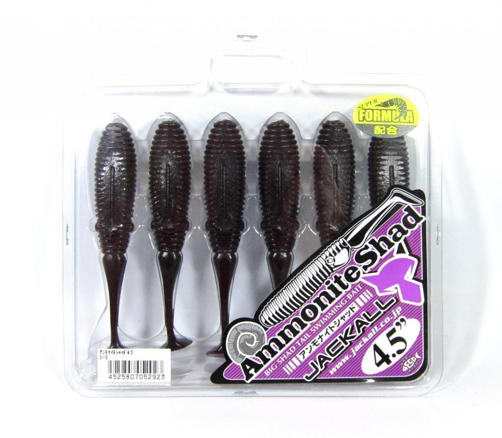 Jackall Soft Lure Ammonite Shad 4.5 Inches Vibe Tail Cola (2923)