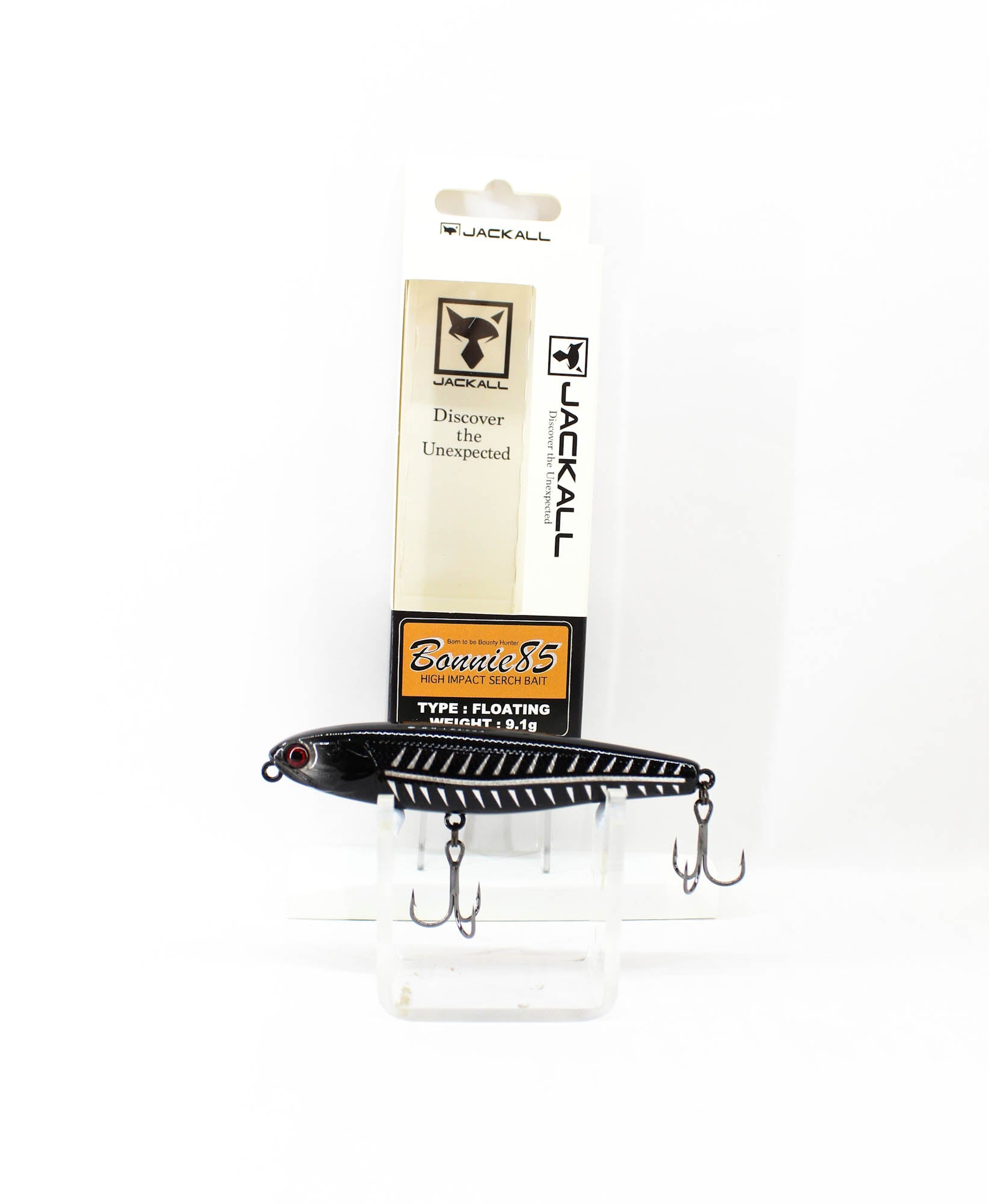 Jackall Bonnie 85 Floating Lure Bone Black (2557)