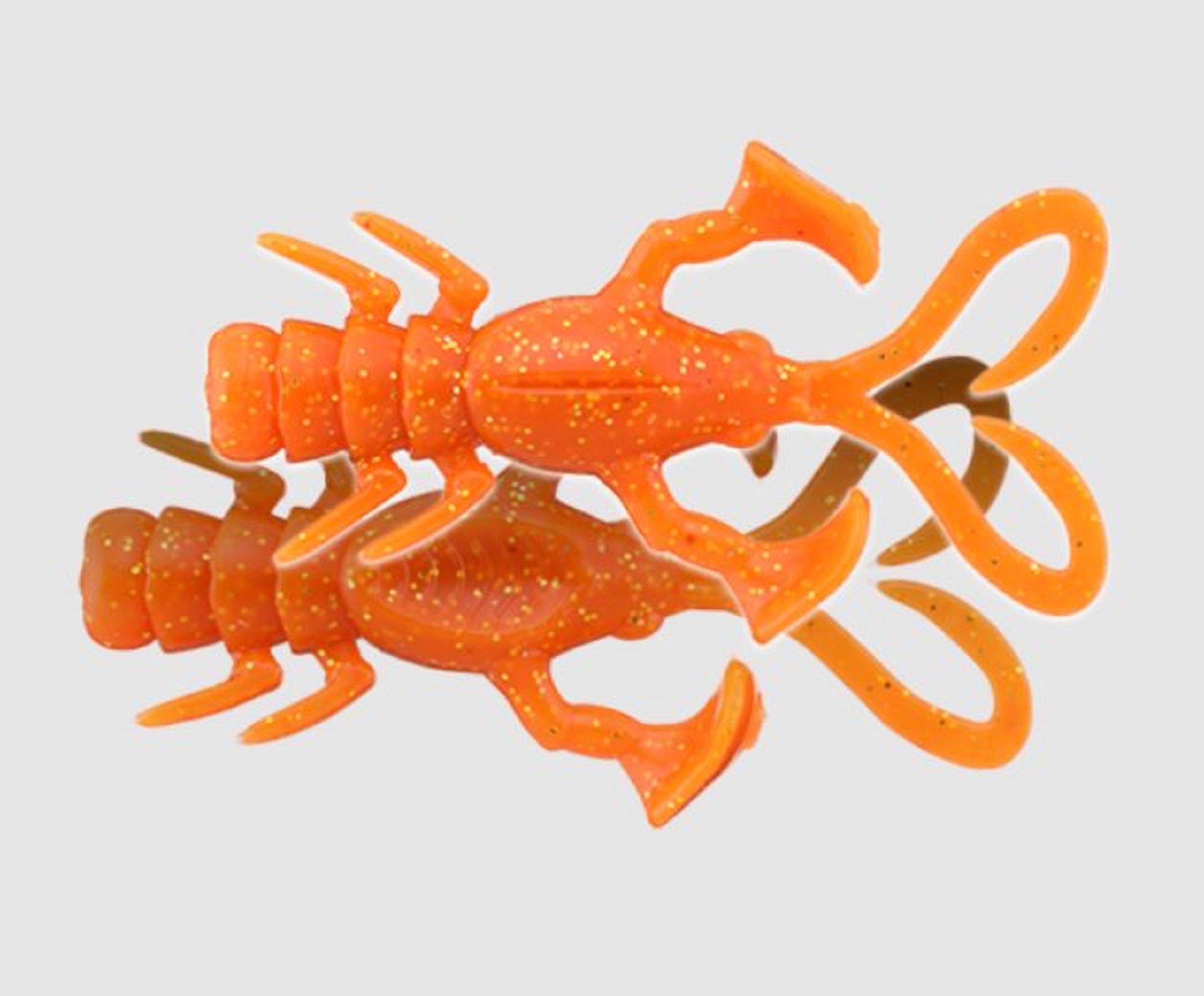 Jackall Soft Lure Baby Dragon Salt 2 Inches Orange Gold Flake (6289)