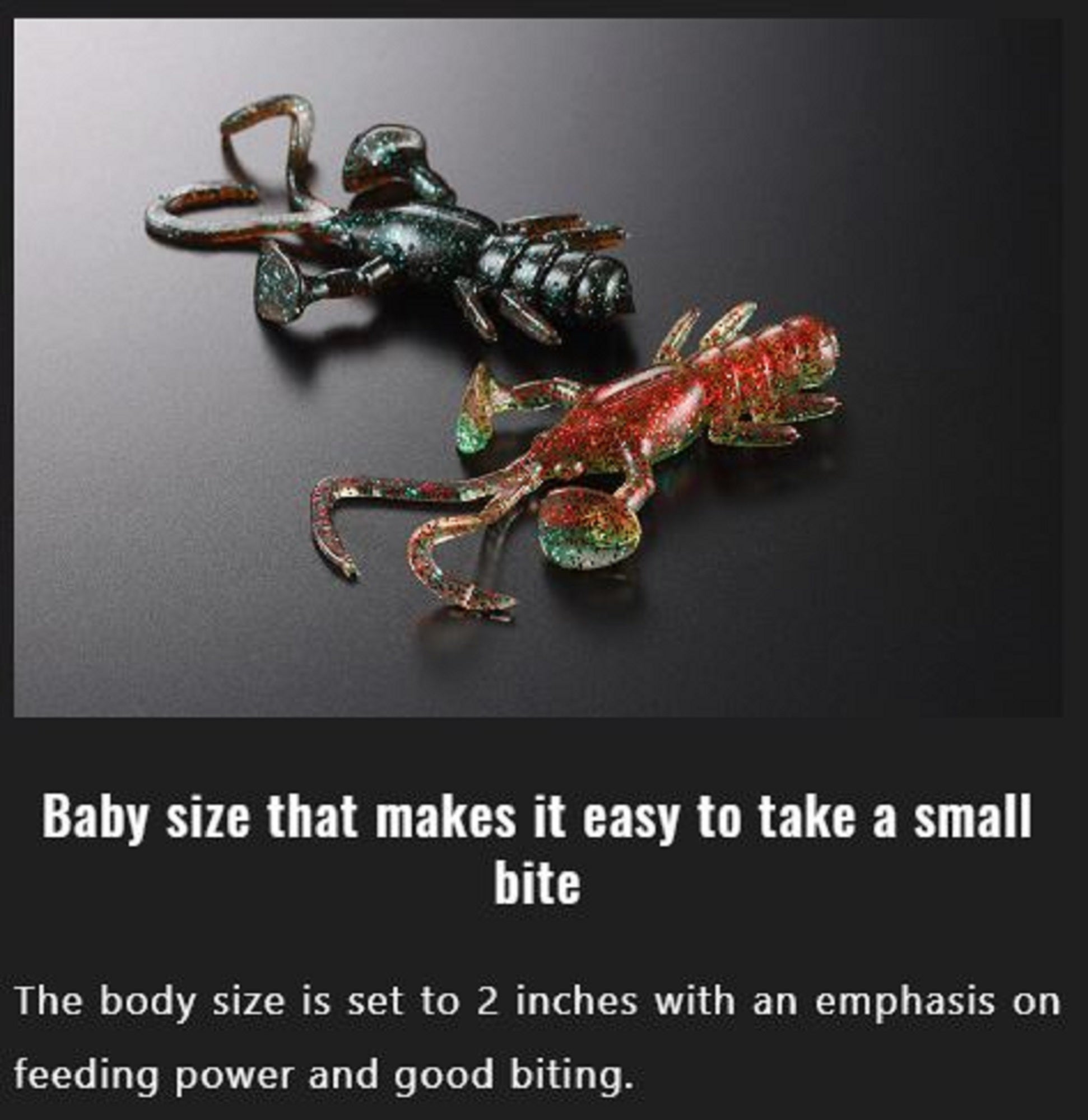 Jackall Soft Lure Baby Dragon Salt 2 Inches Riprap Crab (6302)