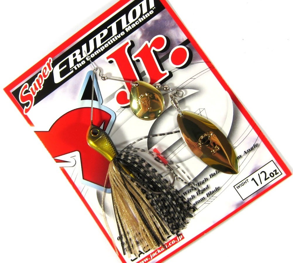 Jackall Spinner Bait Lure Super Eruption JR 1/4 oz Gold (6349)