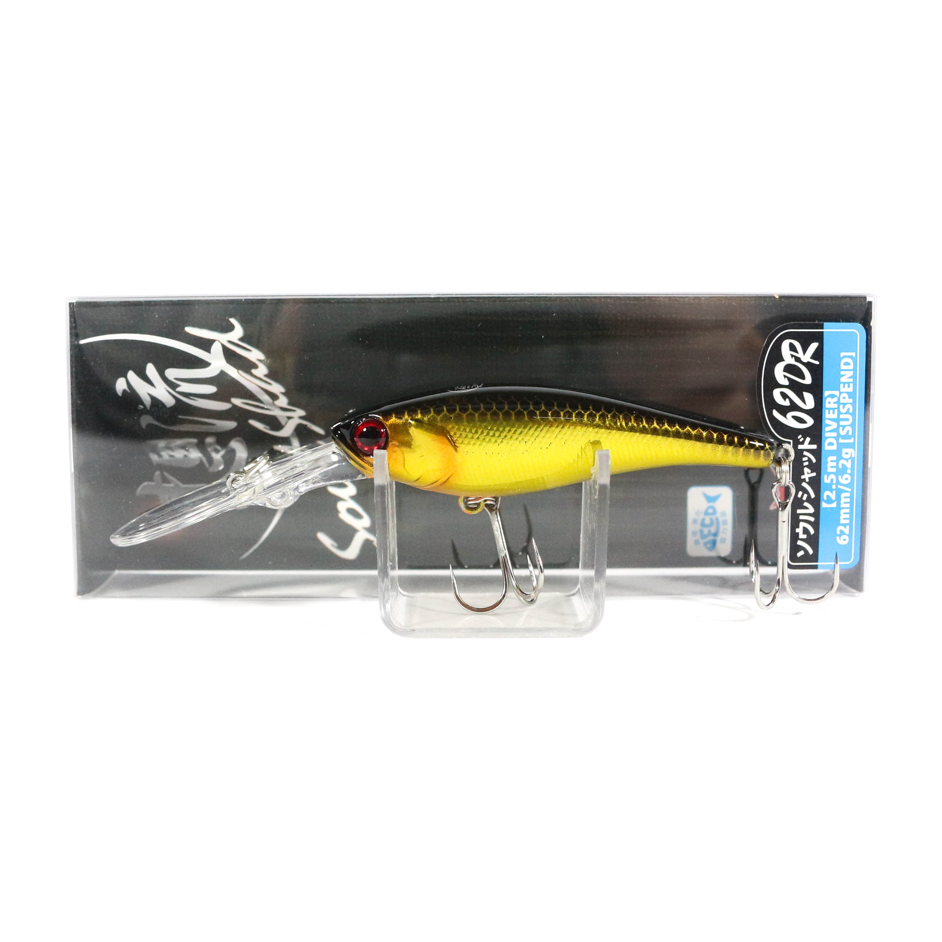 Jackall Soul Shad 62 DR Deep Suspend Lure Gold (6592)
