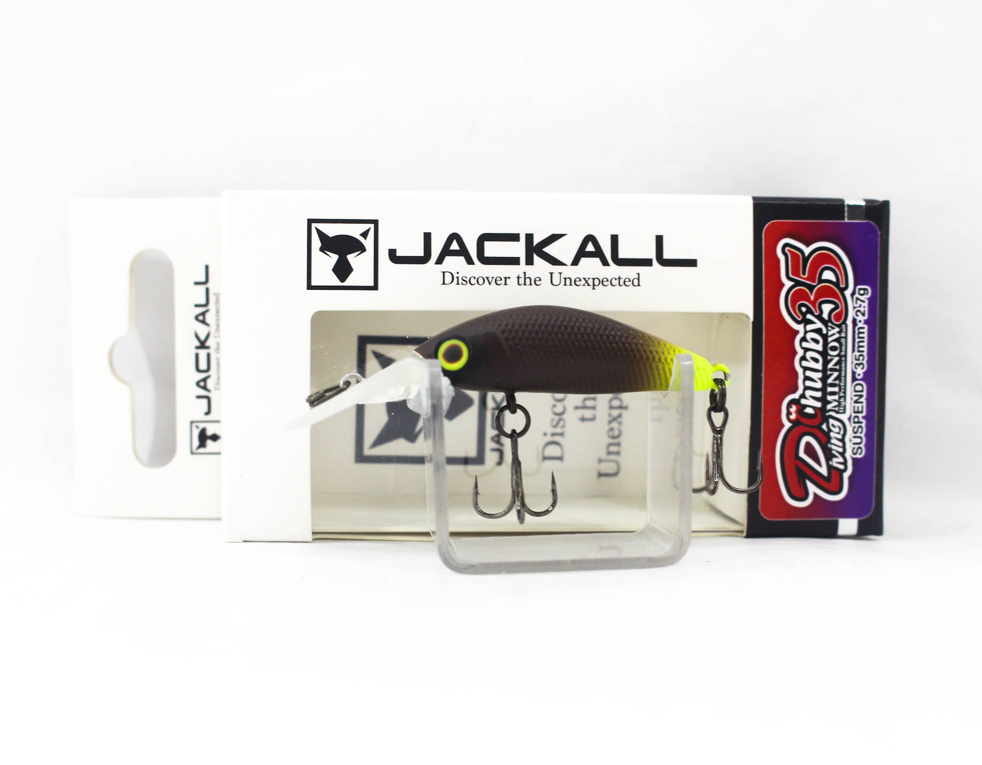 Jackall Diving Chubby Minnow 35 Suspend Lure Pellet Yellow (8961)