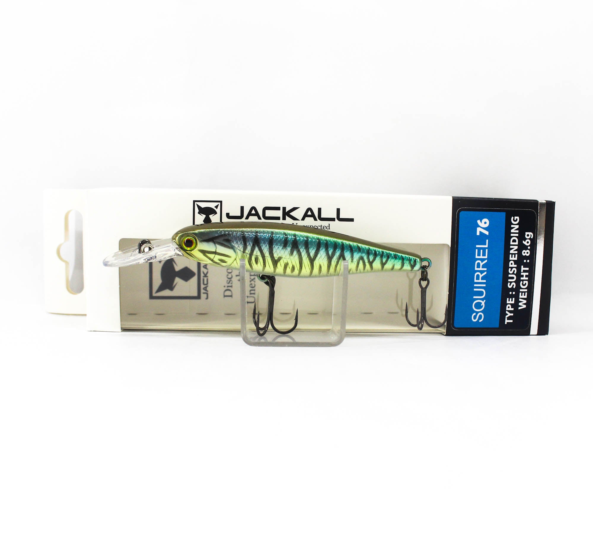 Jackall Squirrel 76SP Suspend Lure HL Bronze Blue Pike (9302)