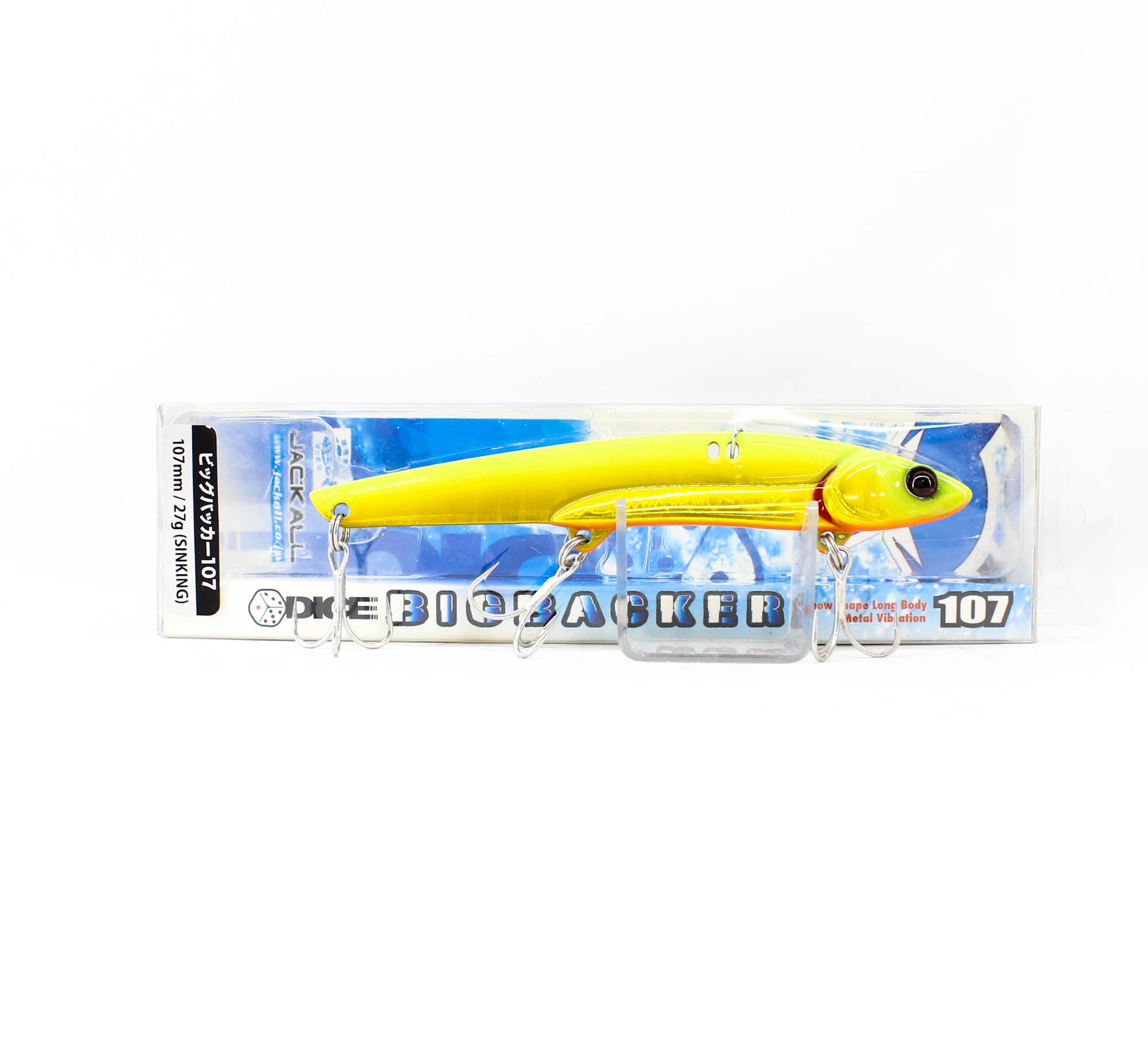 Jackall Big Backer 107 Metal Vibe 27 grams Sinking Lure Chart Gold (5495)