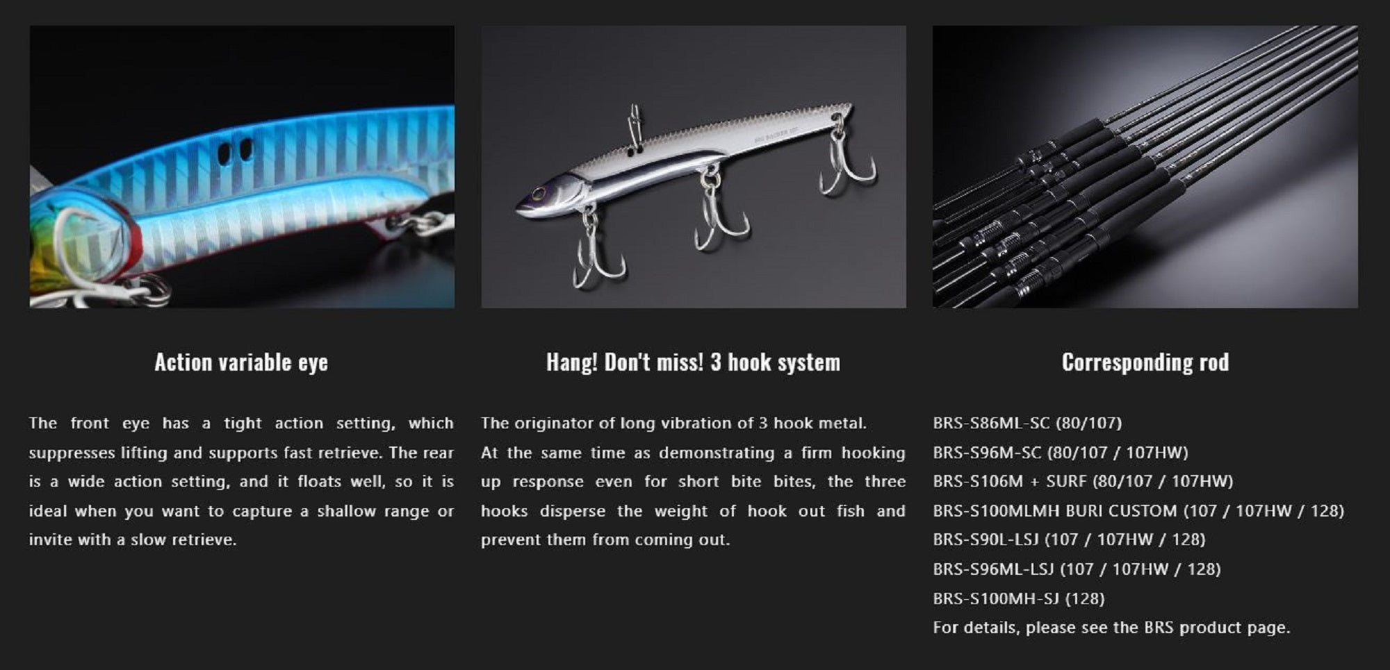 Jackall Big Backer 107 Metal Vibe 27 grams Sinking Lure Chart Gold (5495)