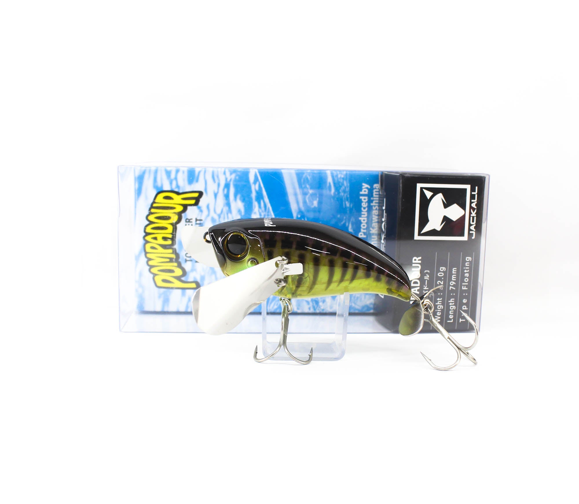 Jackall Pompadour 79 mm 22 grams Floating Lure IS Gill Bone (3957)
