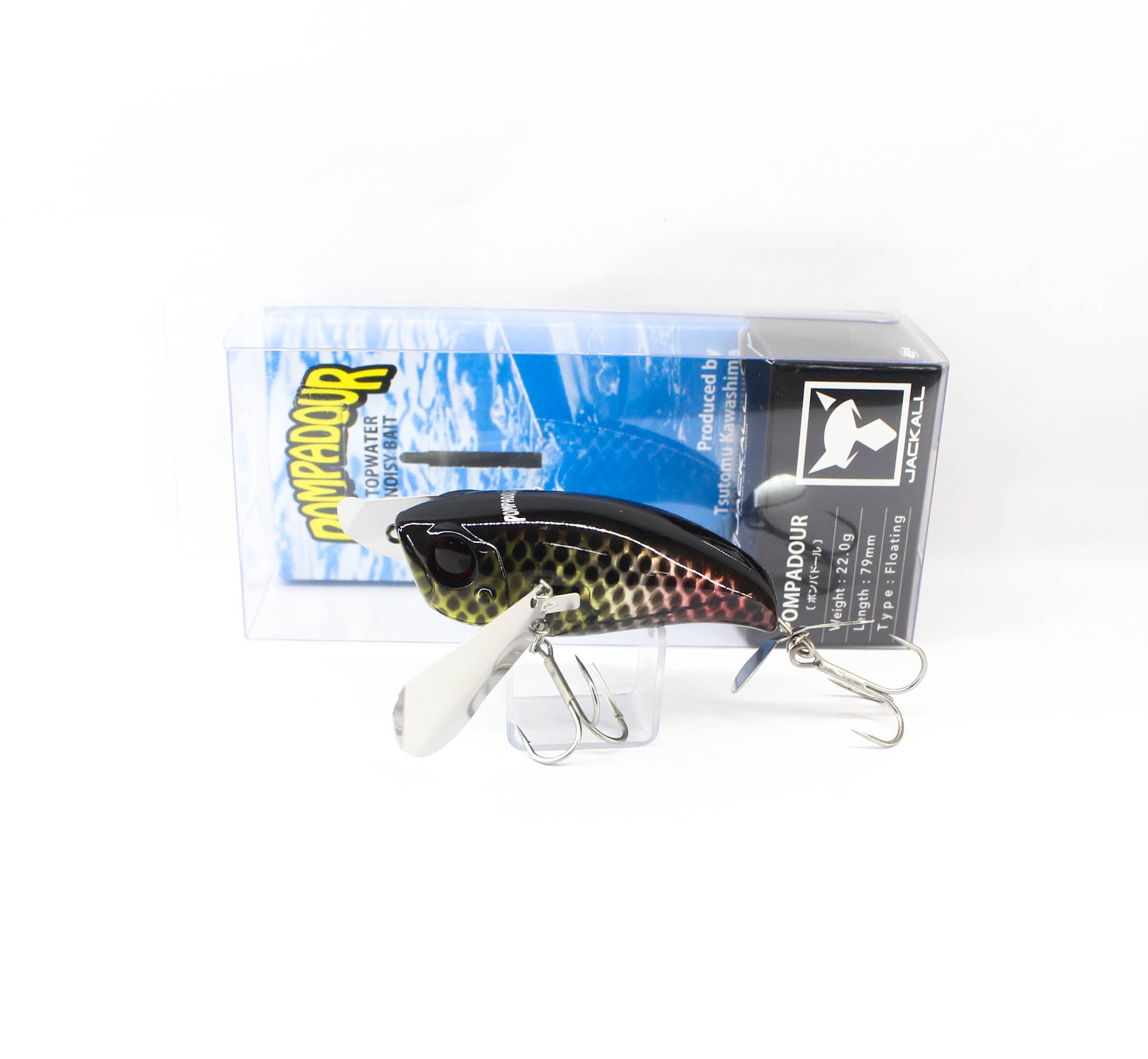 Jackall Pompadour 79 mm 22 grams Floating Lure IS Black Pirarucu (5988)