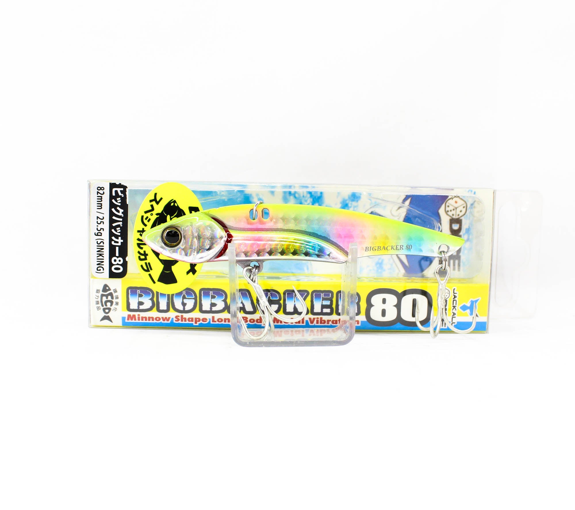Jackall Big Backer 80 Metal Vibe 25 grams Sinking Lure Chart Candy (7449)