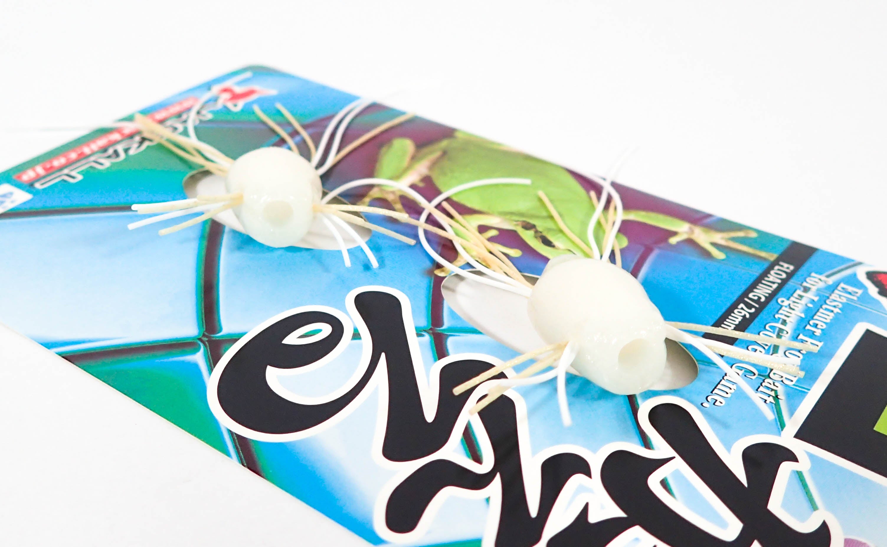 Jackall Soft Lure Ikegaeru Elastomer 26mm Frog Albino Cream (9085)