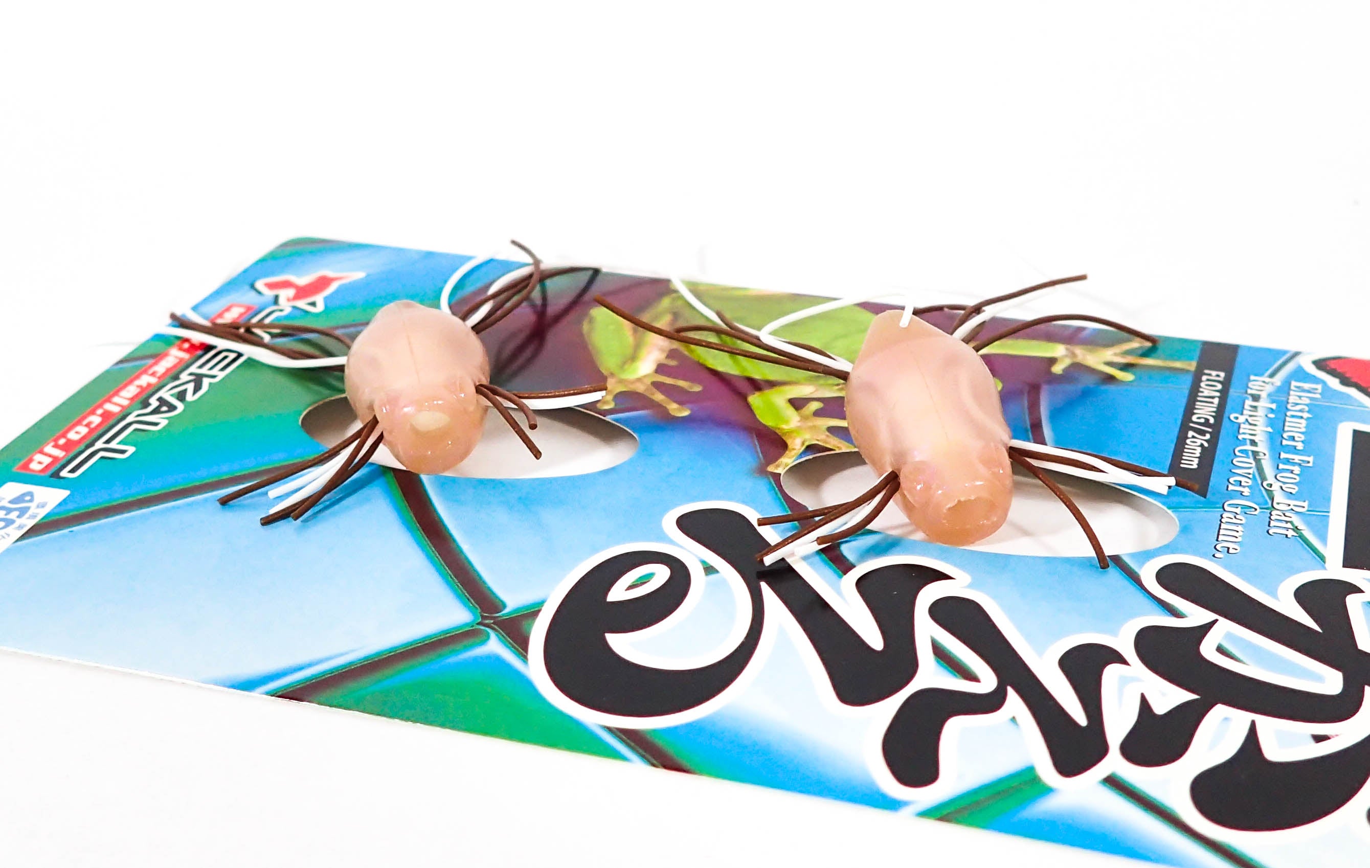 Jackall Soft Lure Ikegaeru Elastomer 26mm Frog Peach Frog (9108)