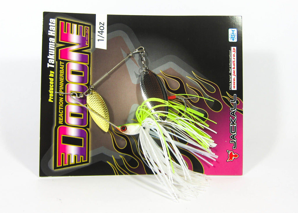 Jackall Spinner Bait Lure Doon 1/4 oz Chart Back White (0890)