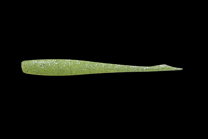Jackall Soft Lure SW Deka Kibina-Go 2.5 Inches Glow Chart Silver (1453)