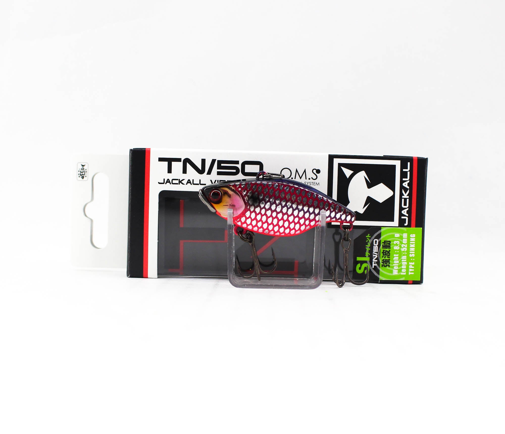 Jackall TN 50 Silent Vibration Lure Uroko HL Spark Red (2177)