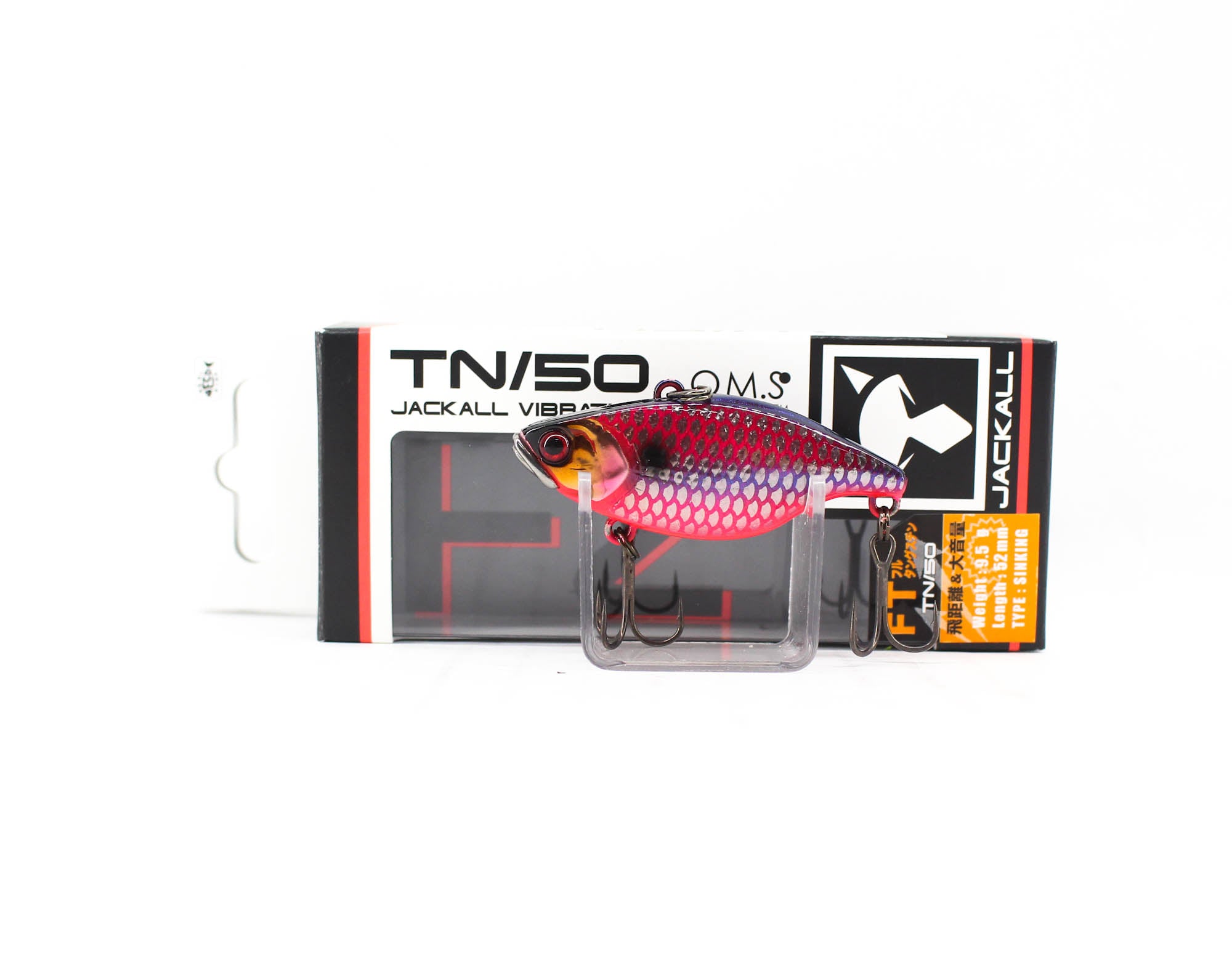 Jackall TN 50 Full Tungsten Vibration Lure Uroko HL Spark Red (2207)