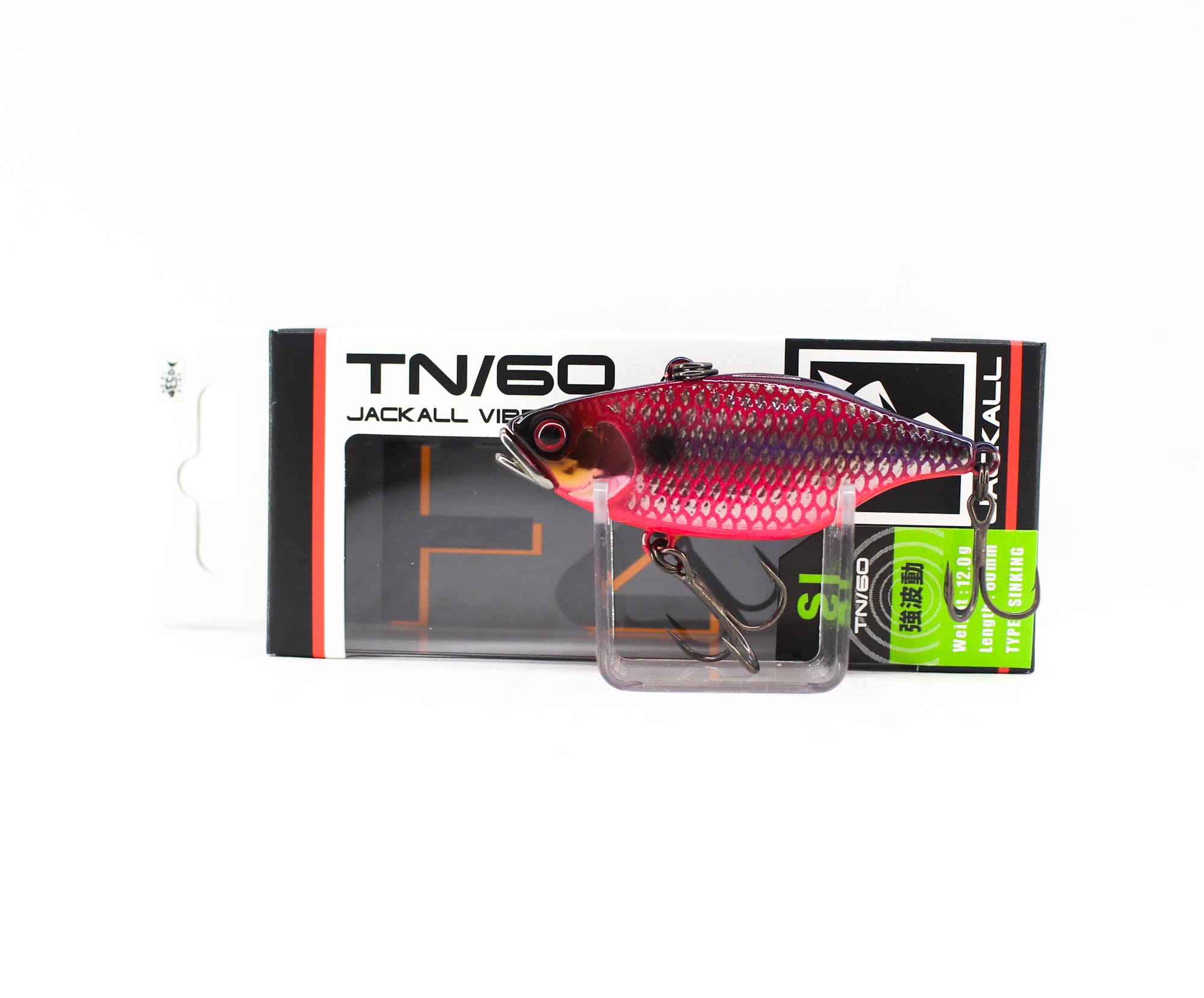 Jackall TN 60 Silent Vibration Lure Uroko HL Spark Red (2269)