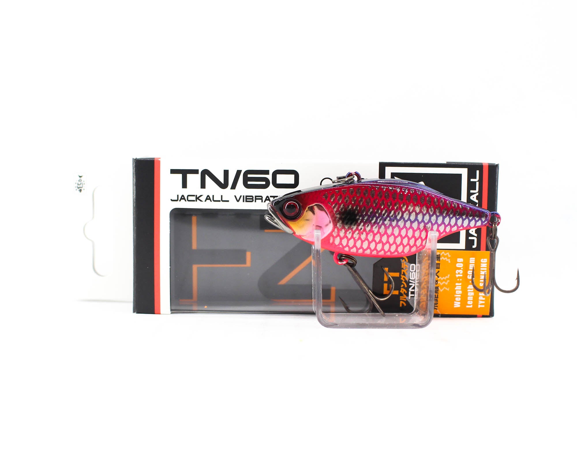 Jackall TN 60 Full Tungsten Vibration Lure Uroko HL Spark Red (2290)