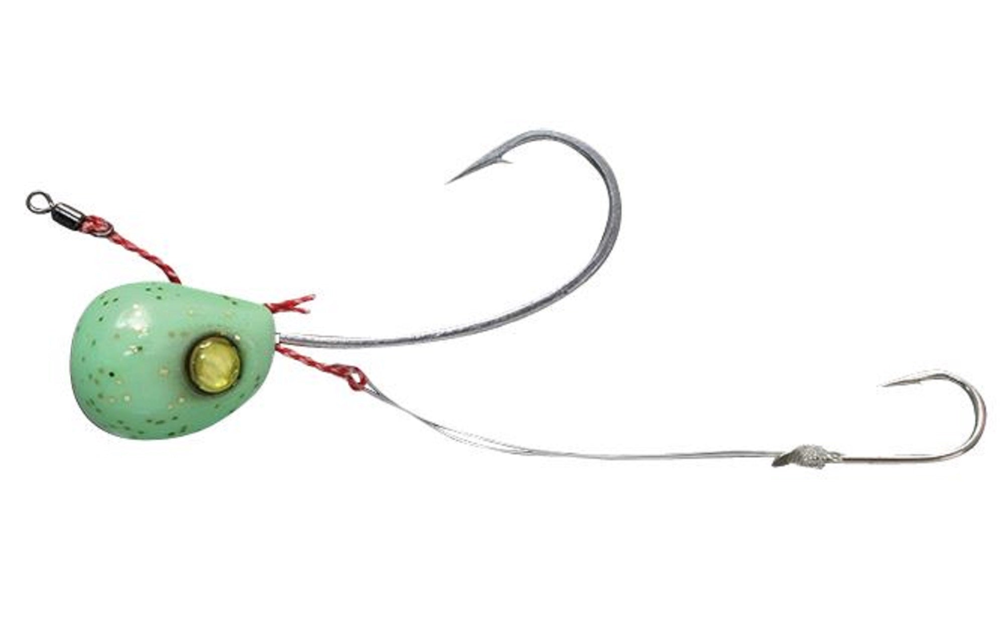 Jackall Bin Bin Tenya Taimu Tungsten No. 5M/18 grams Chart Glow (4980)