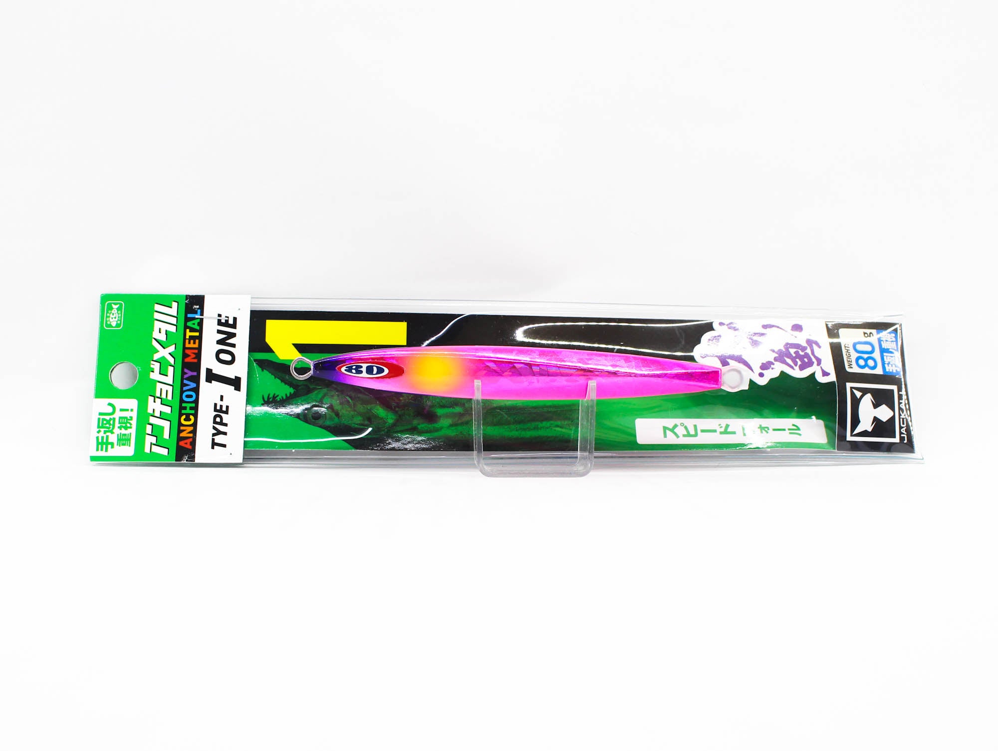Jackall Metal Jig Anchovy Type 1 Standard 80 grams Saber Pink (9633)